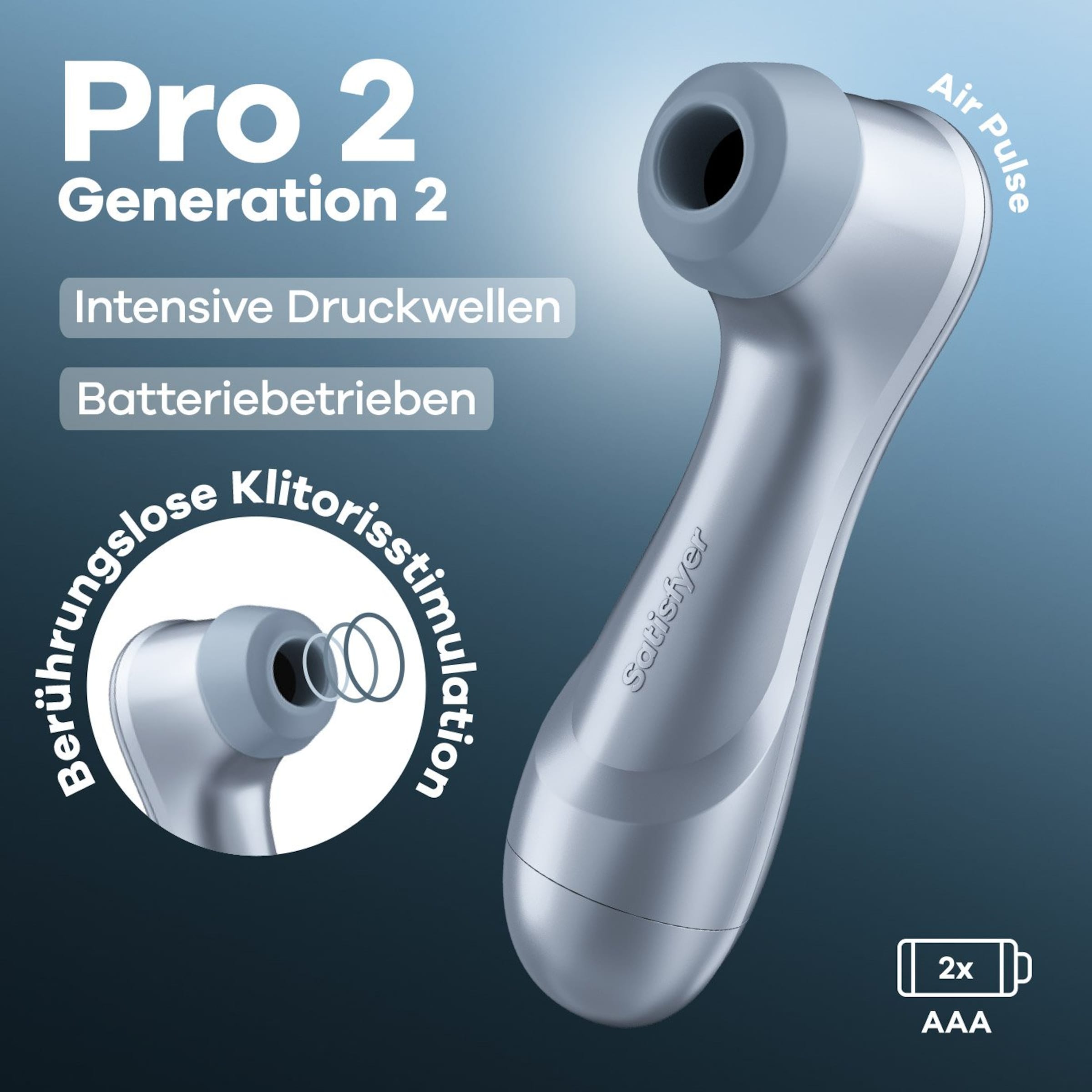 Satisfyer Pro 2 Generation 2 - Batteriebetrieben, 16,5 cm