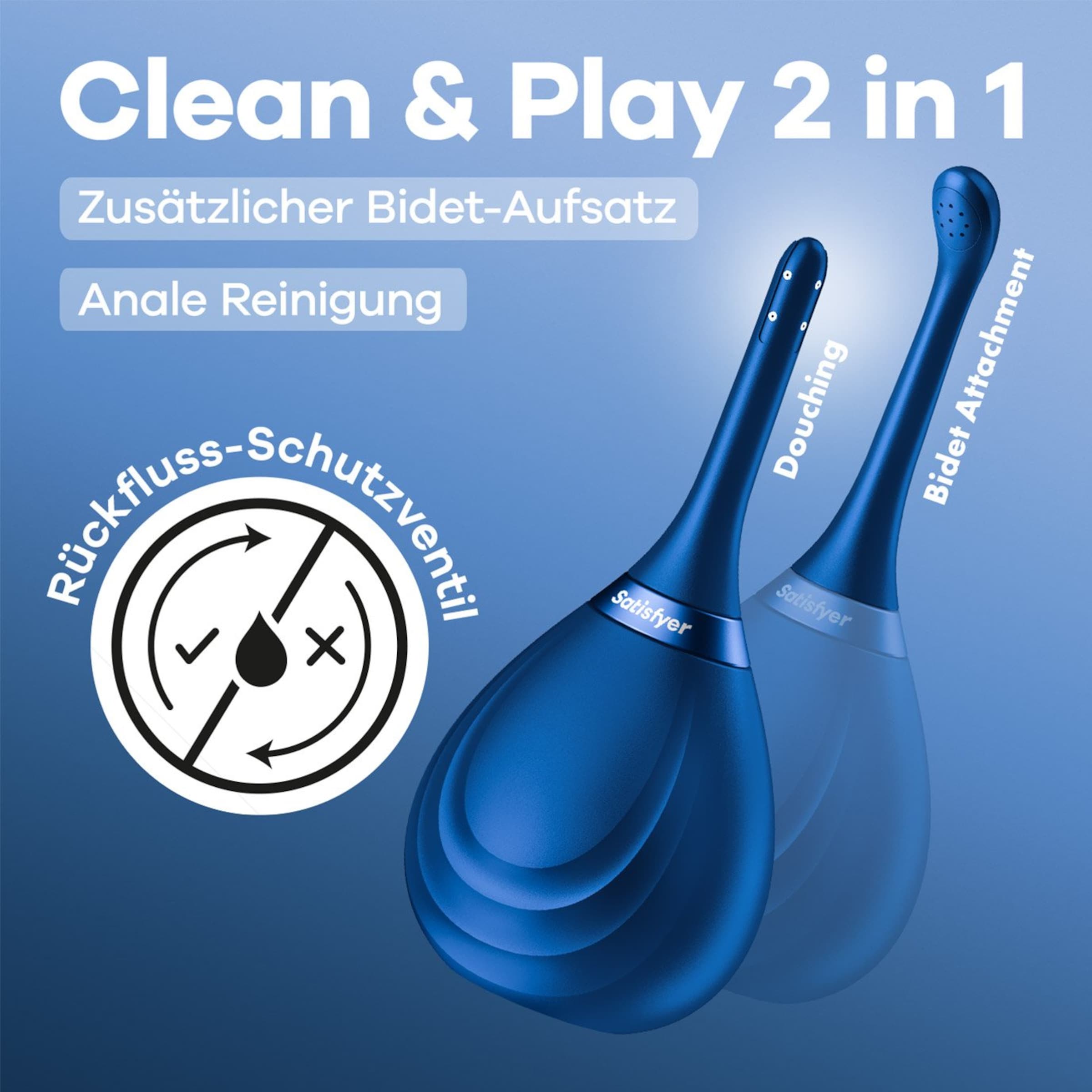 Satisfyer Clean & Play 2 in 1, 180 ml