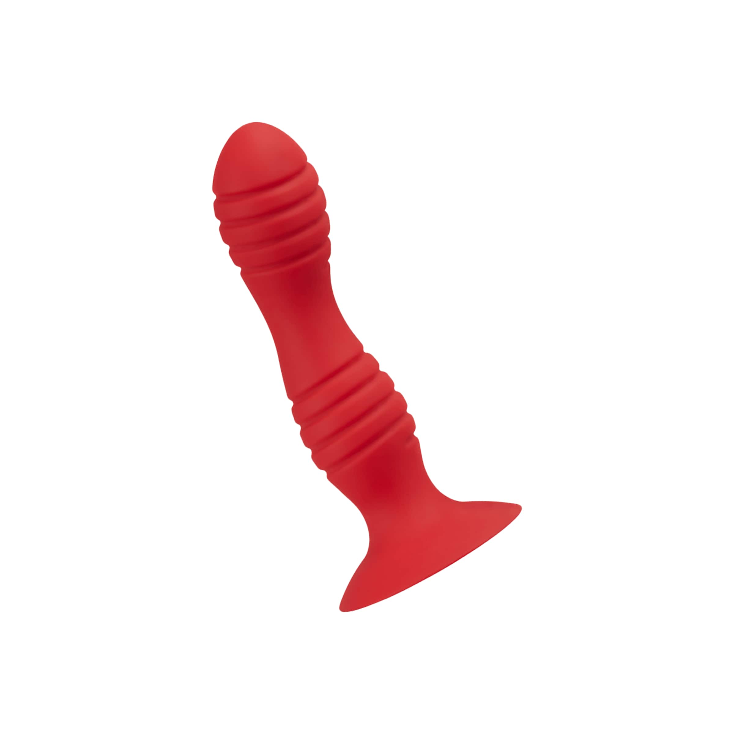 Dildo mit innenliegenden Kugeln, Silikon, 18 cm