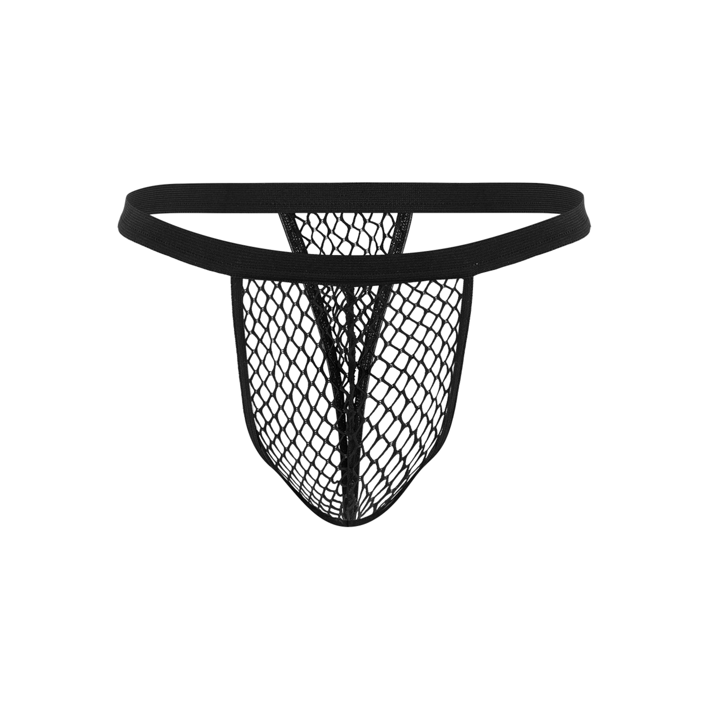 Transparenter Netz-Tanga