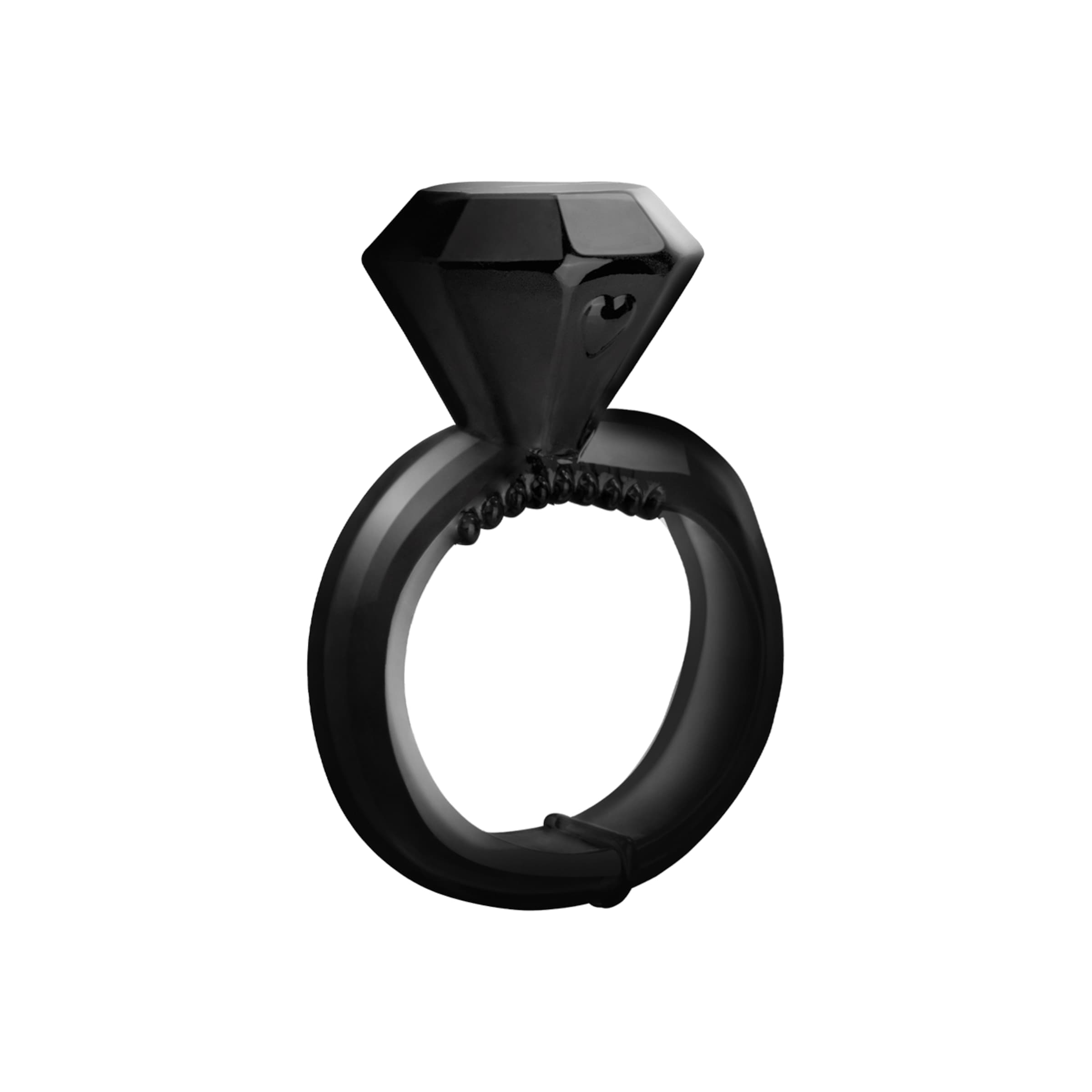 Penisring mit Diamant-Klitorisreizer, 3 cm