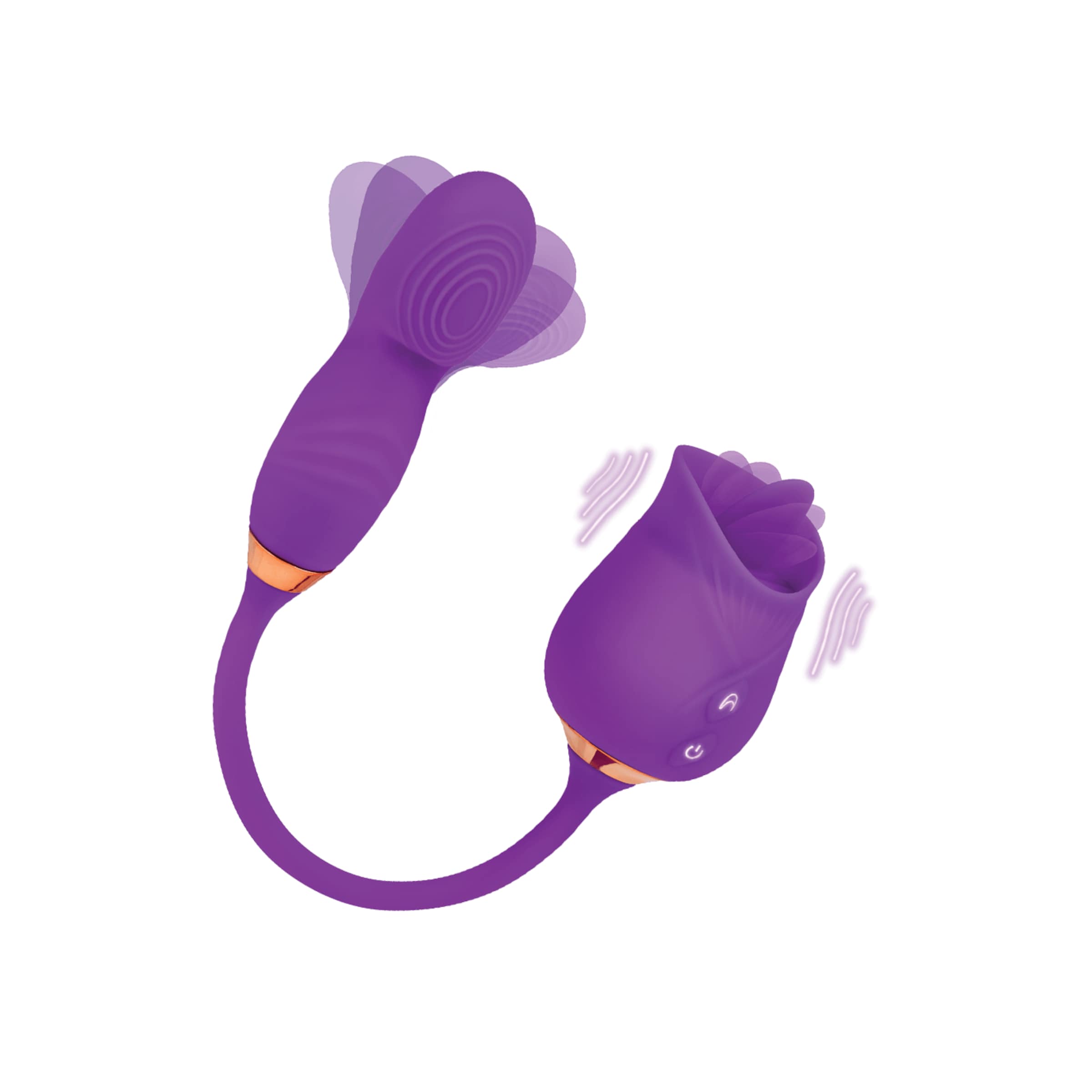 2-in-1 Vibrator Licks Don’t Lie, 36,8 cm