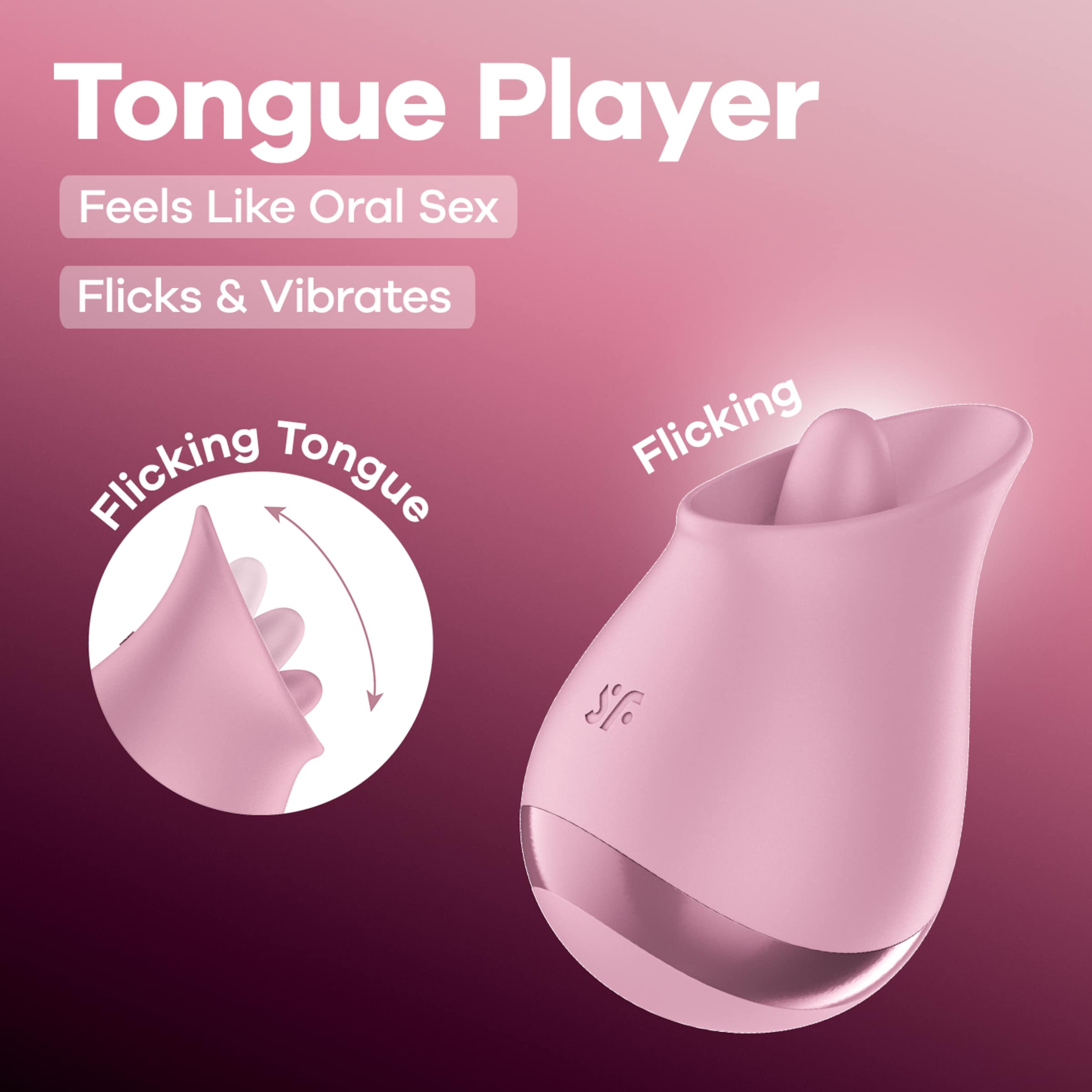 Satisfyer Tongue Player, 7,5 cm