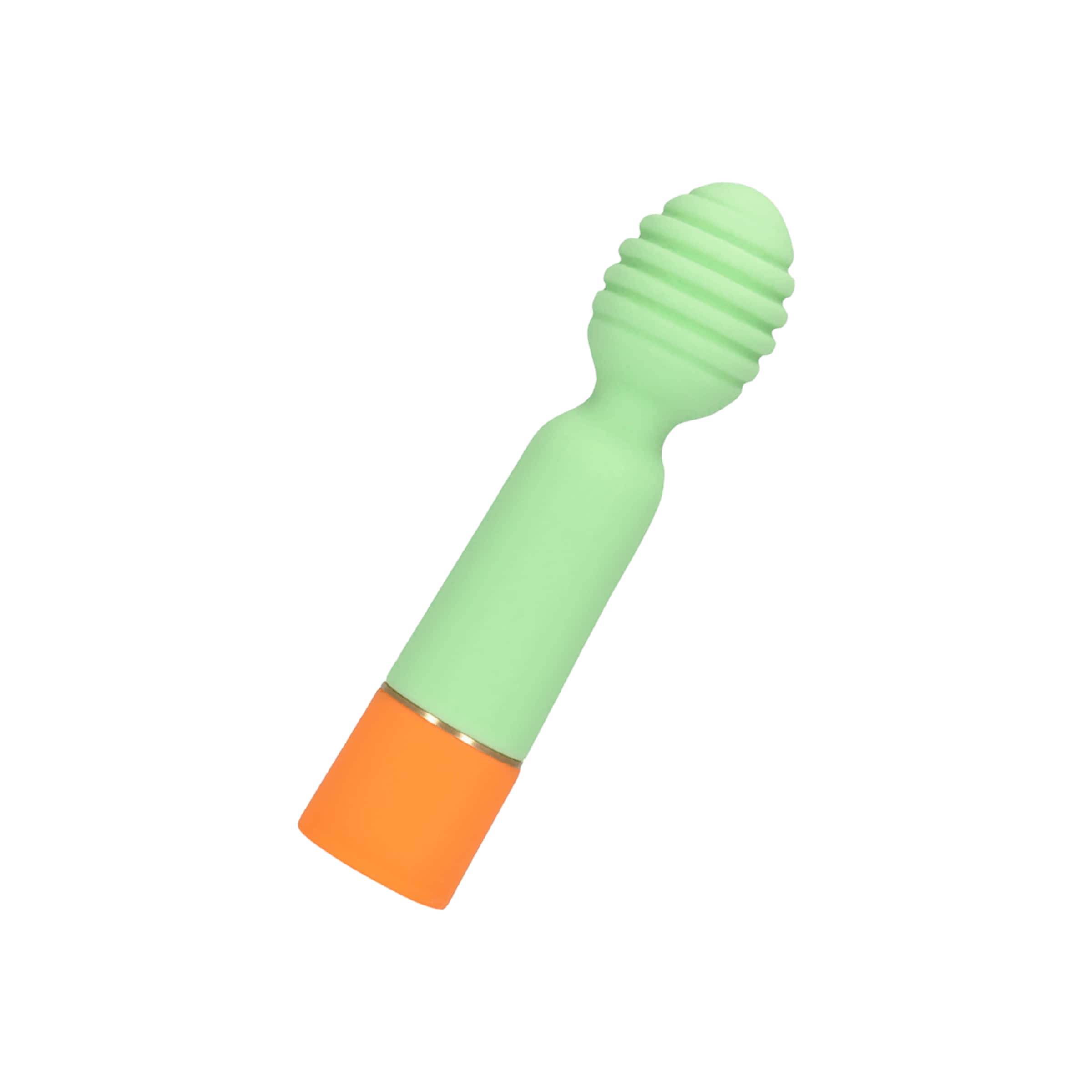 Ribbed Mini Vibrator with USB Charger, 12,2 cm