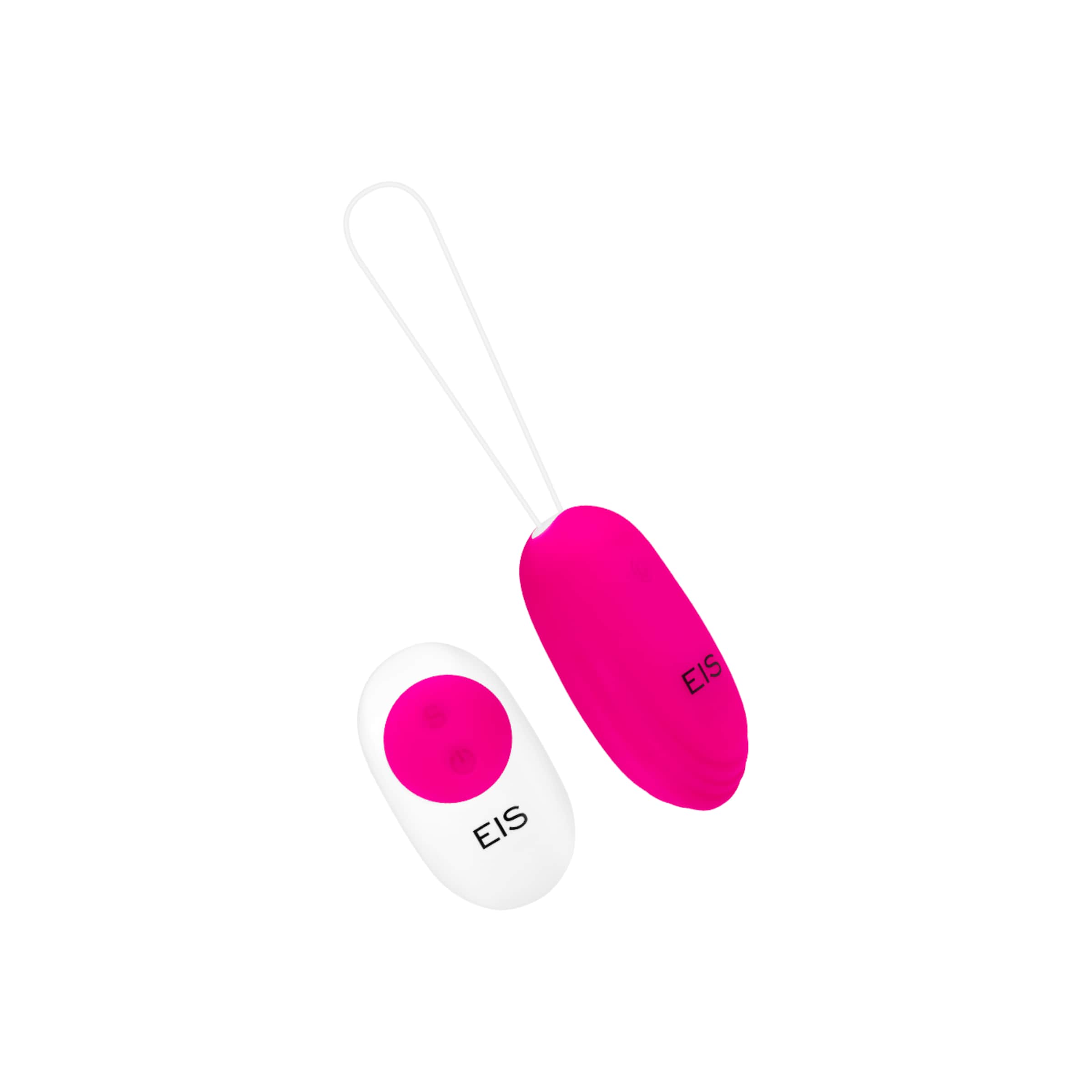 Silikon-Vibro-Ei mit Fernbedienung, 7,4 cm