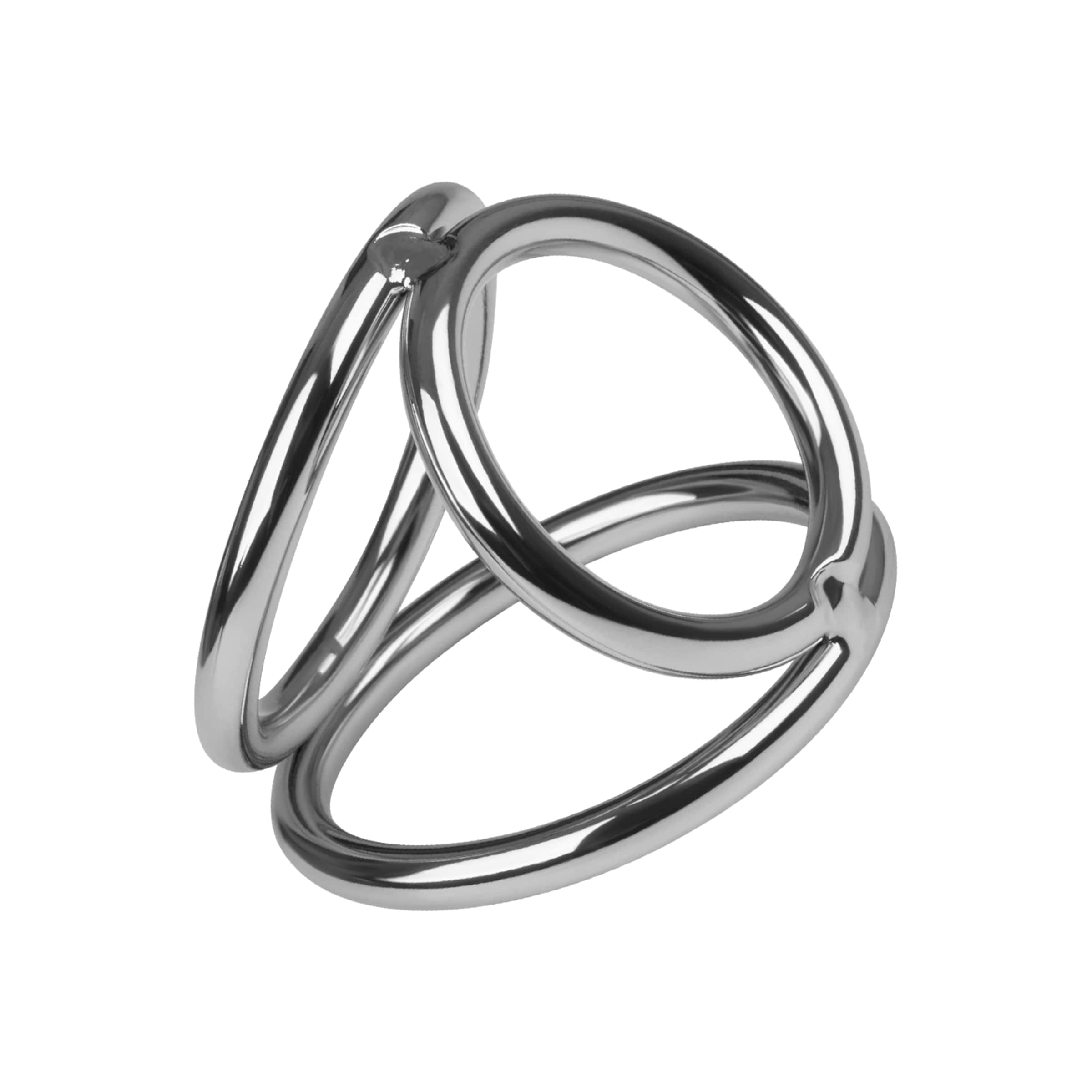 Penis- und Hodenring aus Metall, 3 cm, 4 cm & 4,5 cm