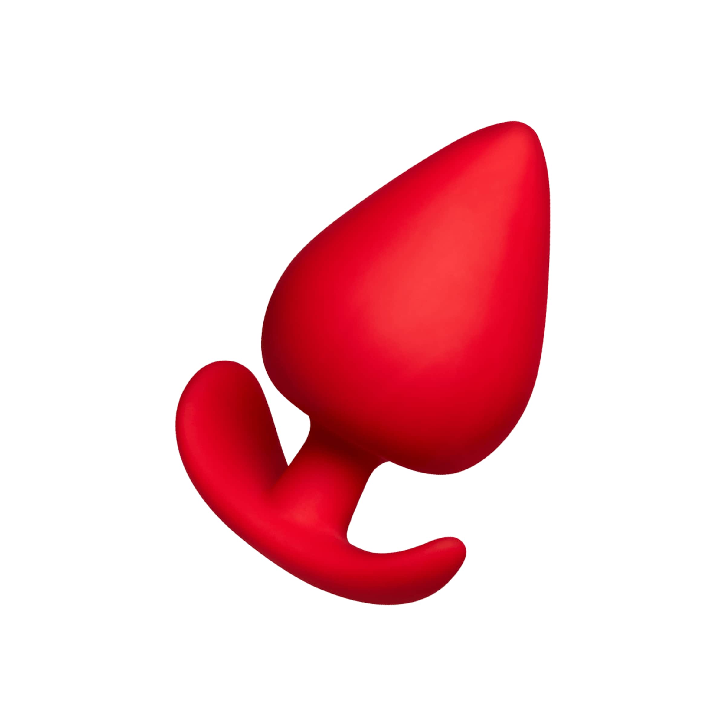 Dildo mit innenliegender Kugel aus Silikon, 9,5 cm