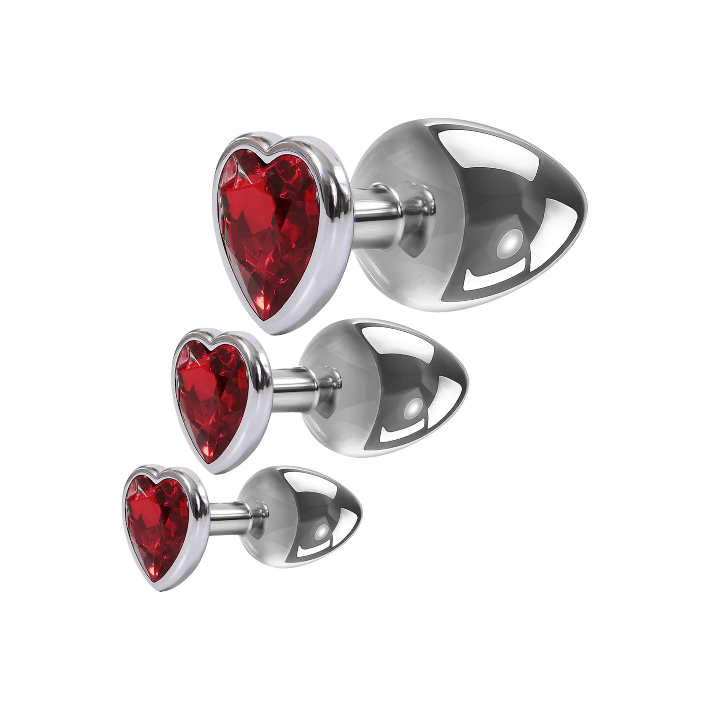 Three Hearts Gem, 3 Teile, 7 9,5 cm