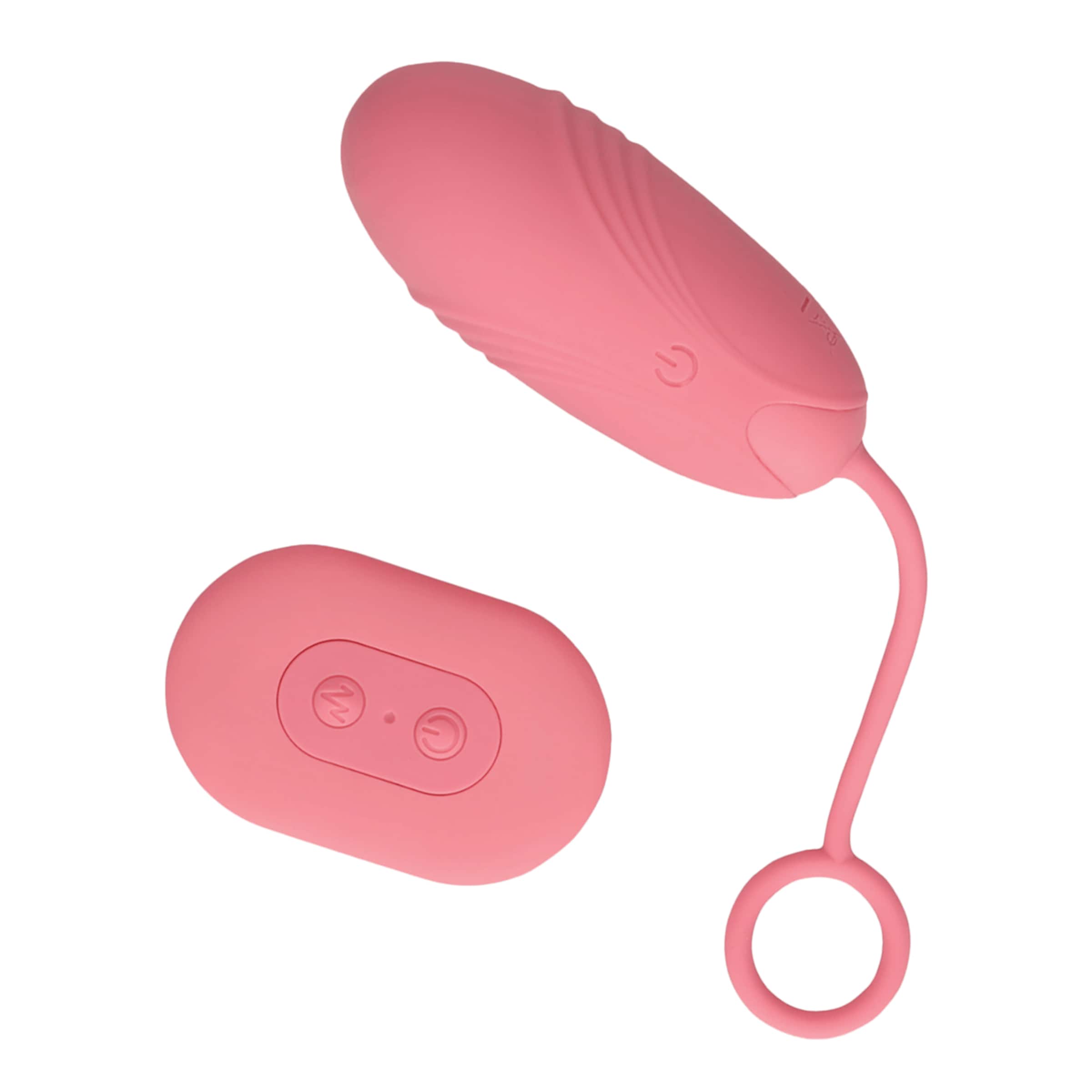 Ultra Soft Silicone Egg Vibrator with Remote Control, 16,2 cm