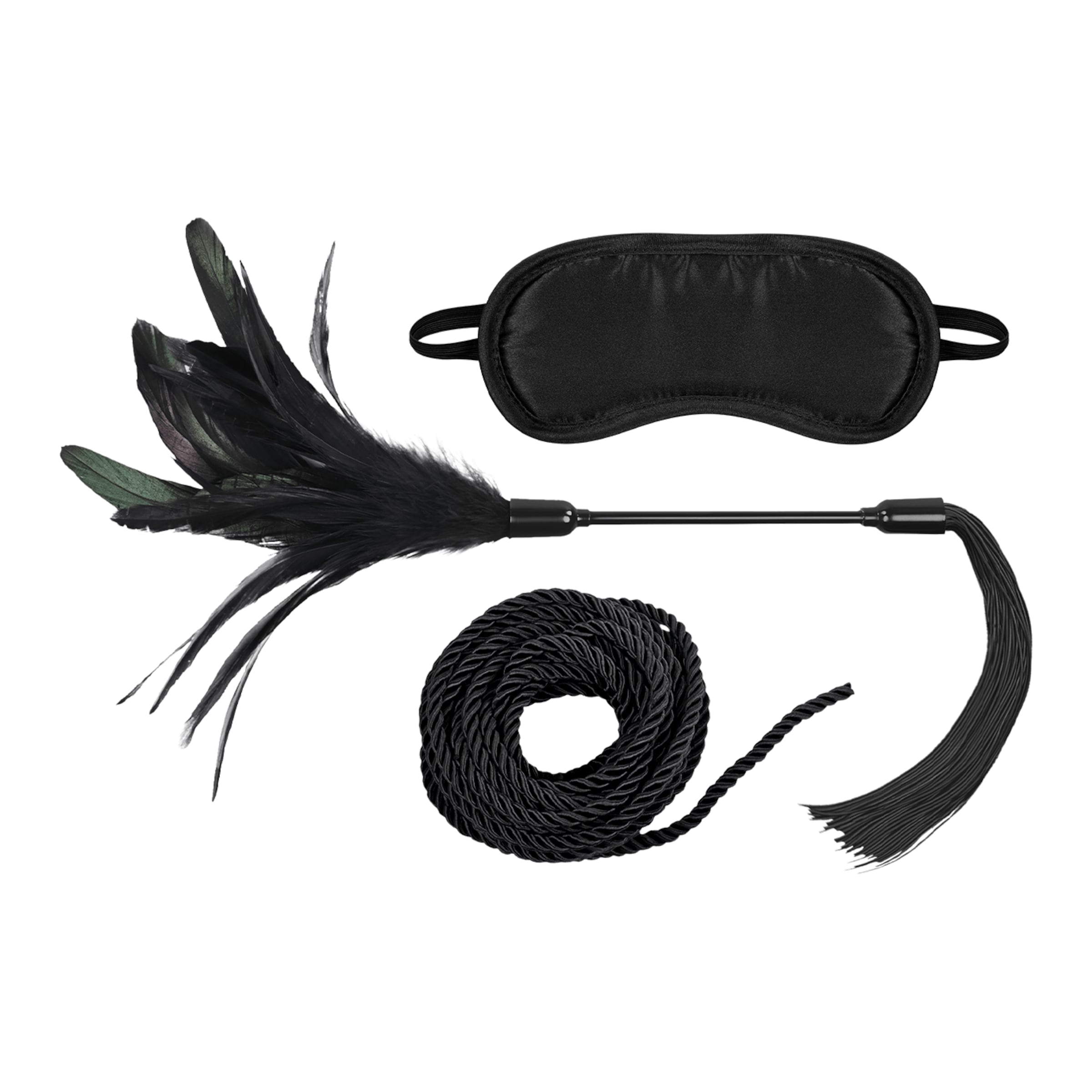 Sex & Mischief - Shadow Tie and Tickle Kit, 4 Teile