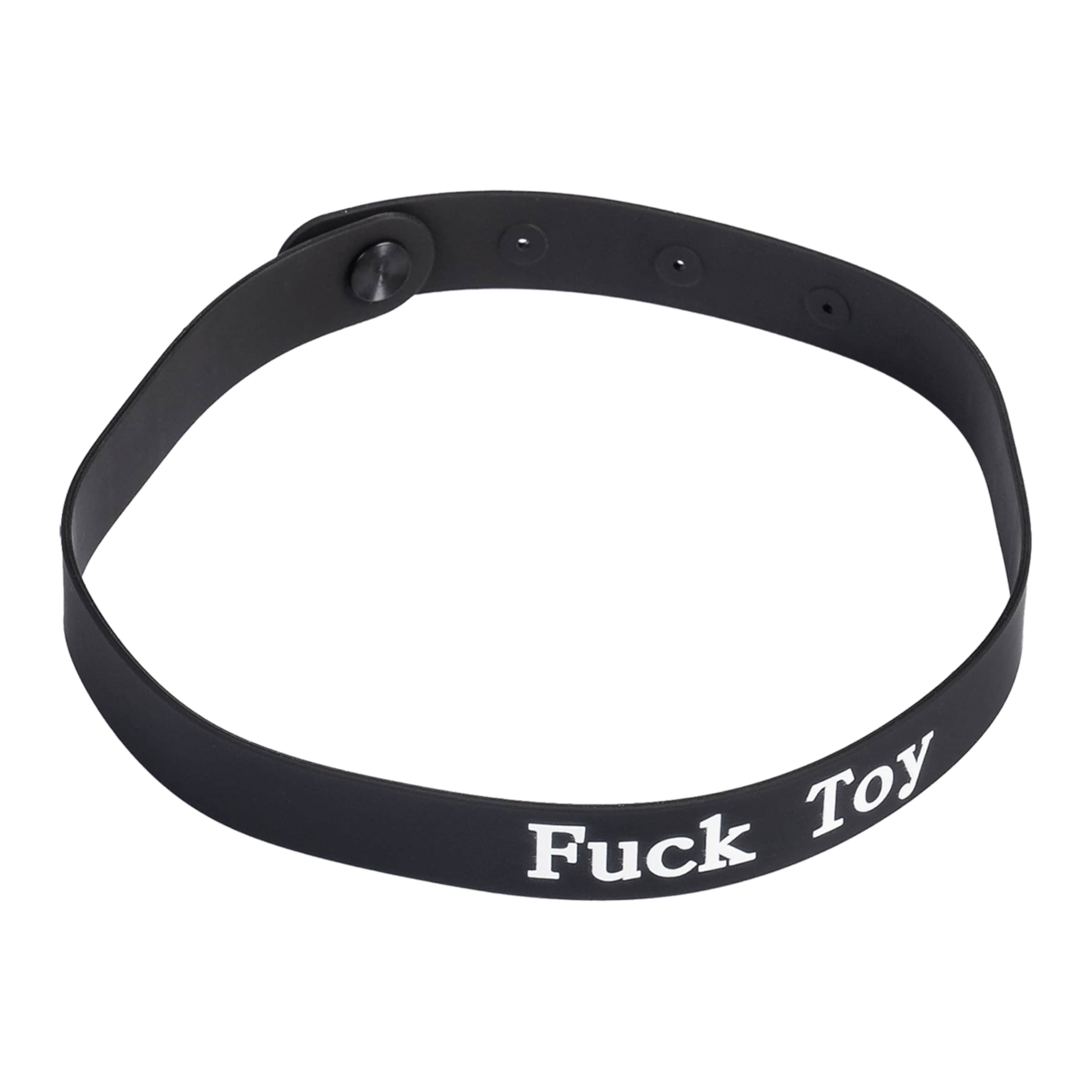 Halsband mit Aufschrift FUCK TOY