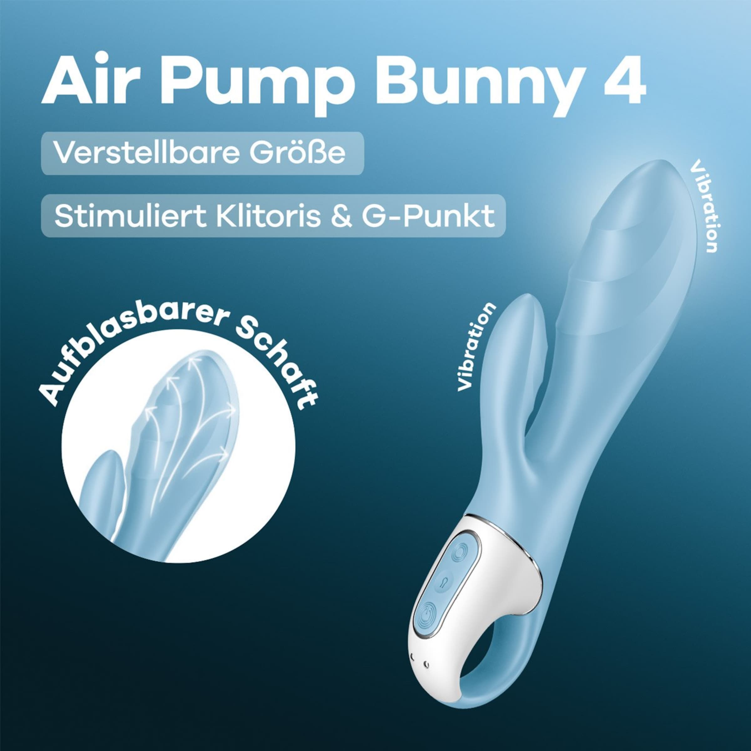 Satisfyer Air Pump Bunny 4, 21,5 cm