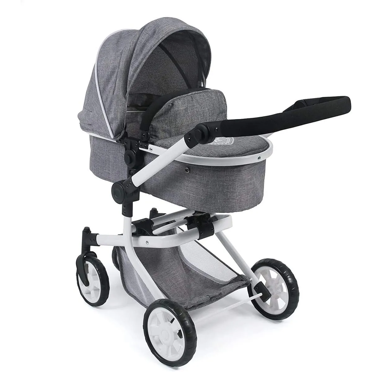 Bayer Chic Kombi-Puppenwagen 'MIKA', Jeans Grey