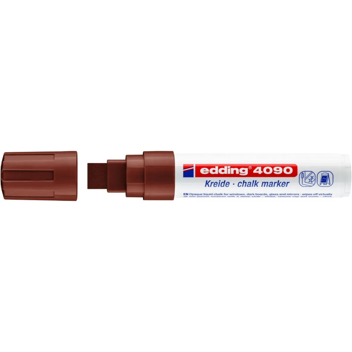 edding 4090 Kreidemarker, 4-15mm, braun