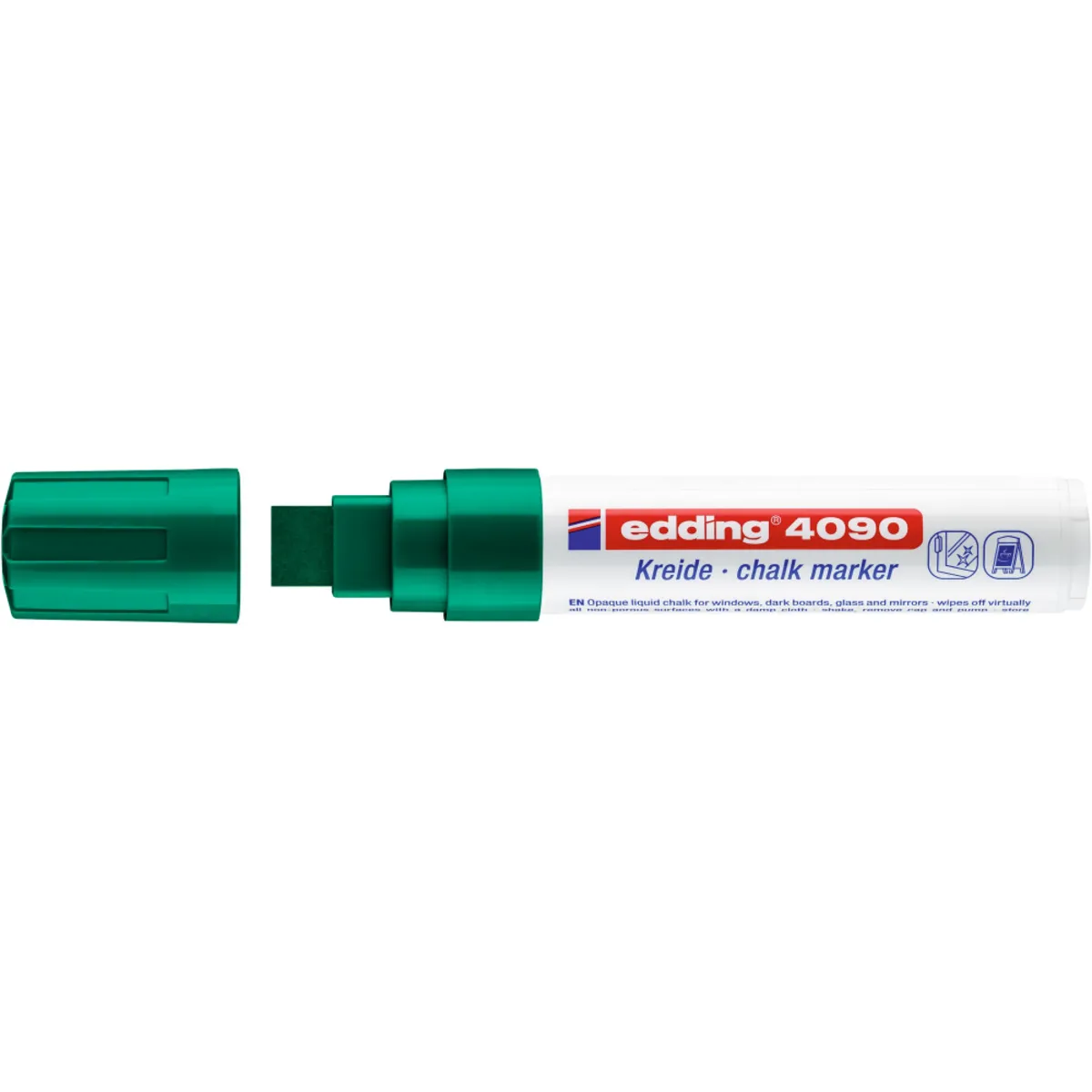 edding 4090 Kreidemarker, 4-15mm, grün