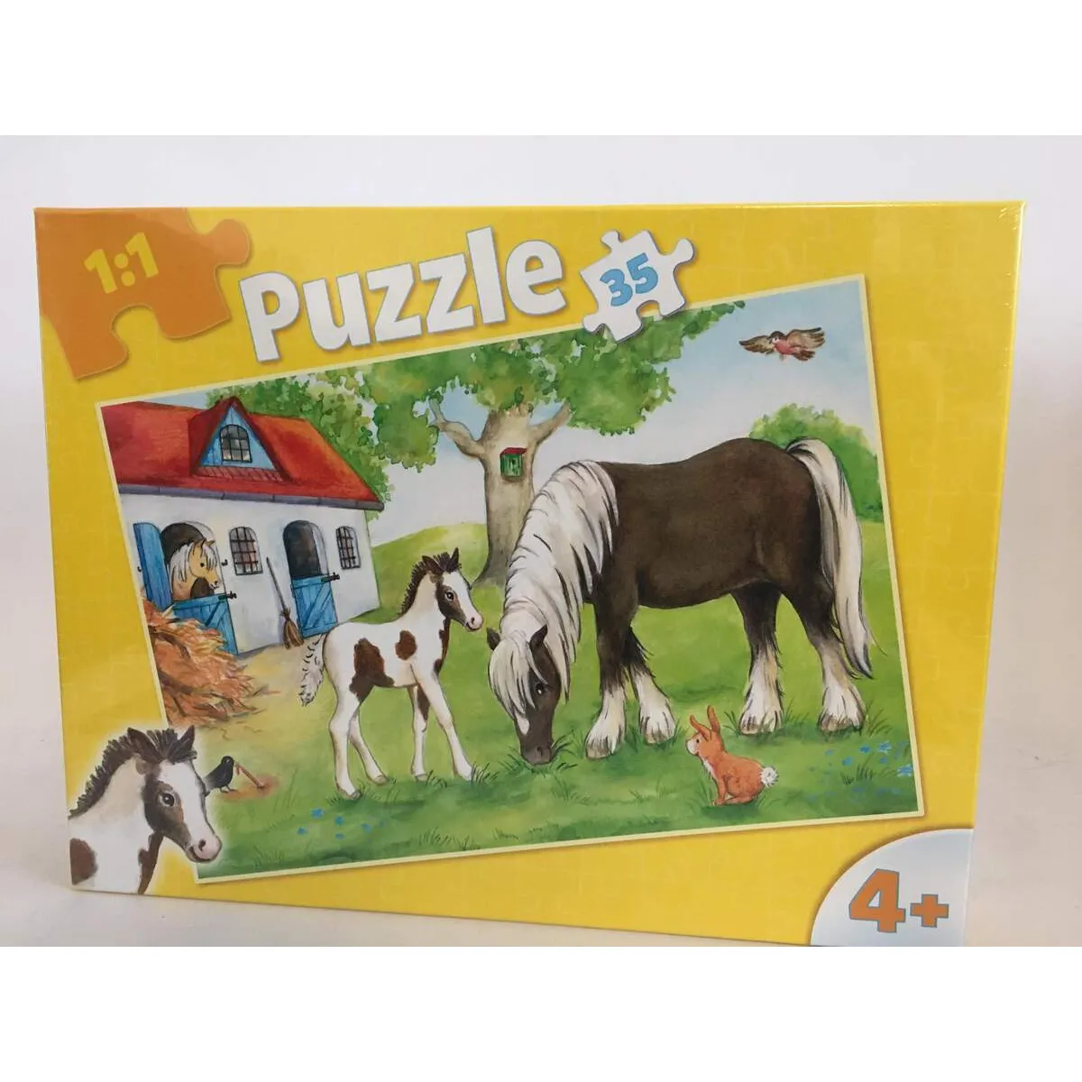 Innovakids Puzzle - Pferde mit Stall, 35 Teile