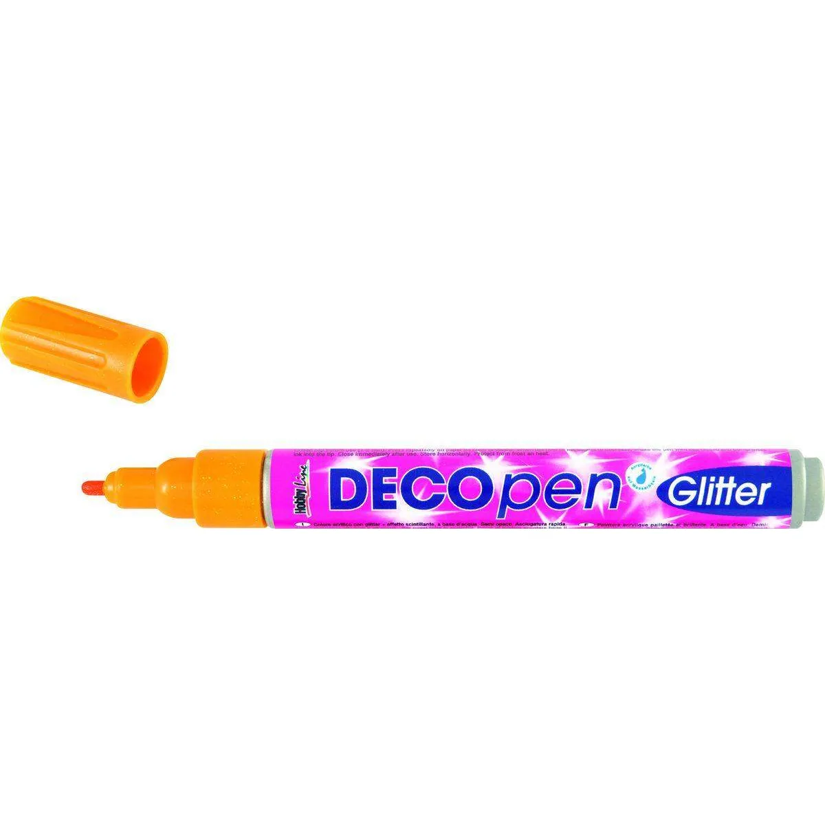 KREUL 46171 DecoPen Glitter Gelb 1-3 mm