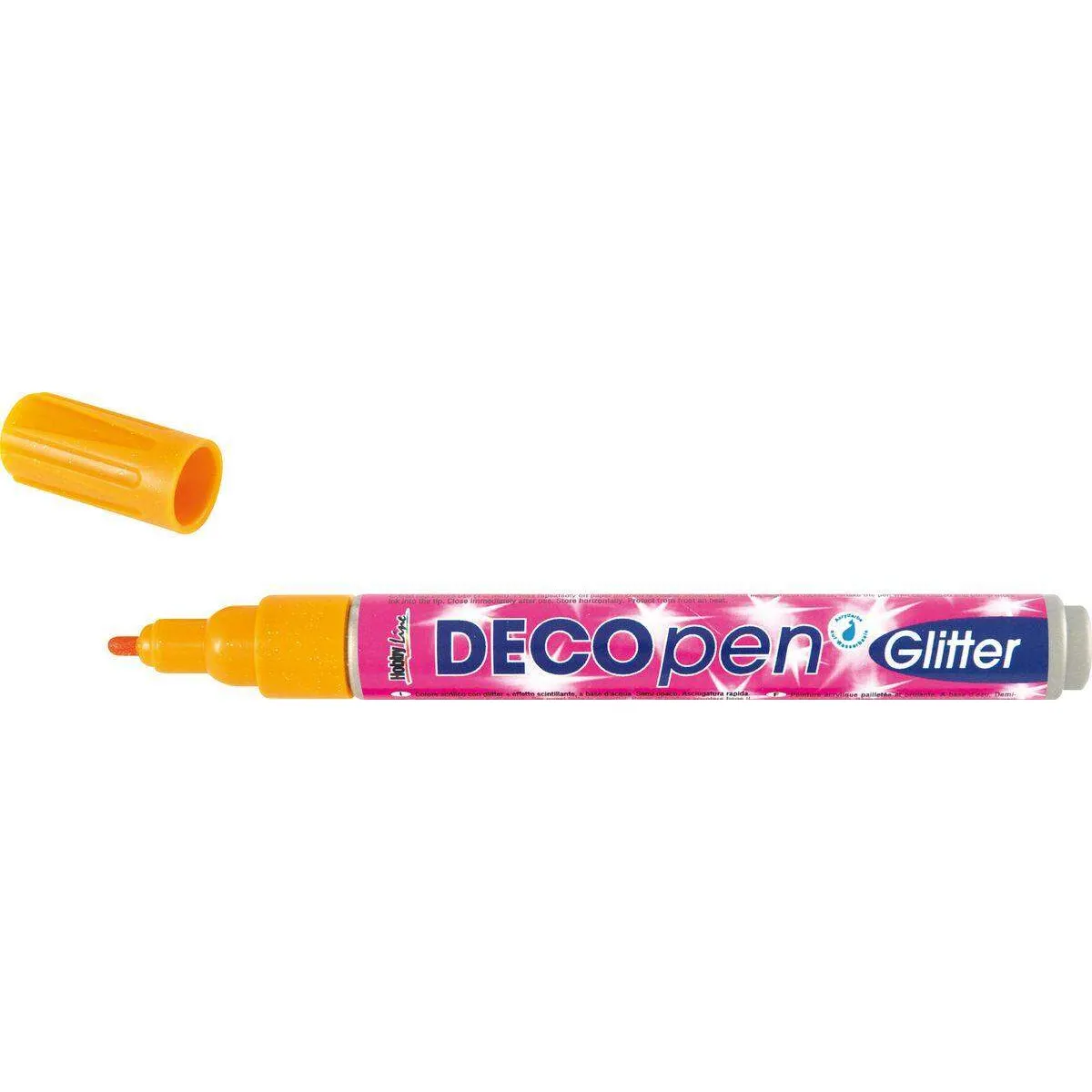 KREUL 46181 DecoPen Glitter Silber 1-3 mm