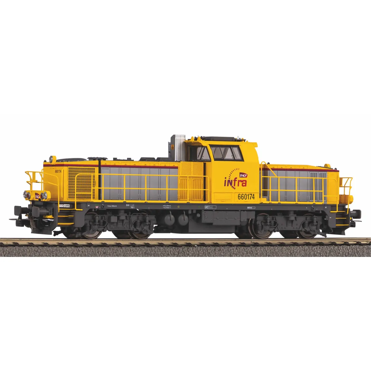 PIKO 96489 Sound-Diesellok BB 60000 Infra SNCF VI, inkl. PIKO Sound-Decoder