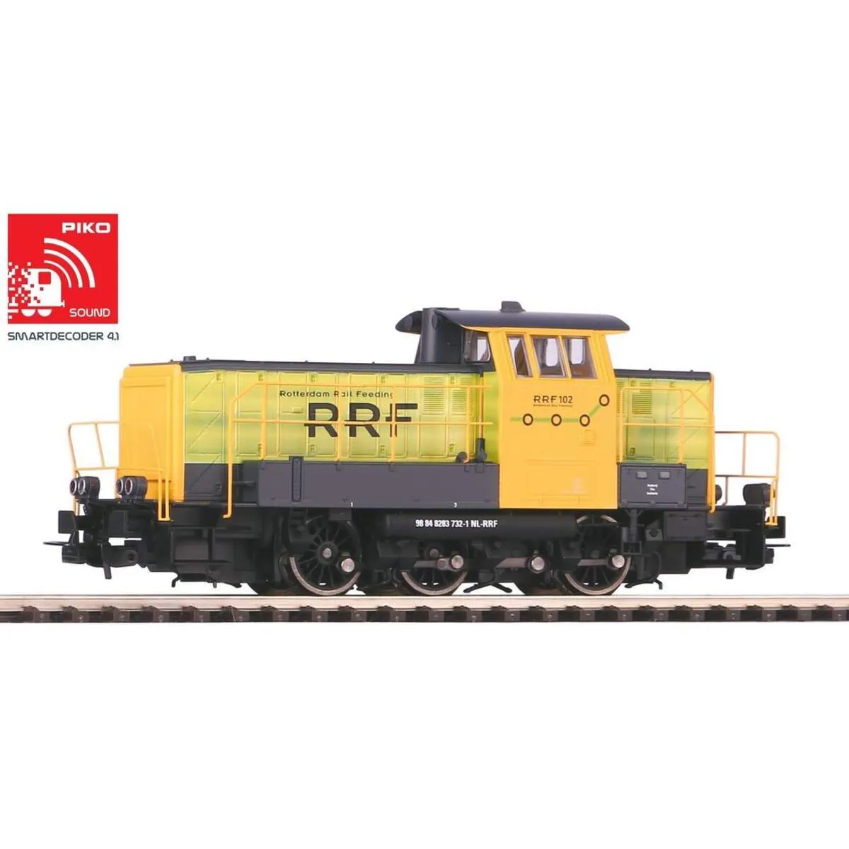 PIKO 96468 H0 Sound-Diesellok 102 inkl. PIKO Sound-Decoder, RRF ex NMBS/SNCB, Ep. VI
