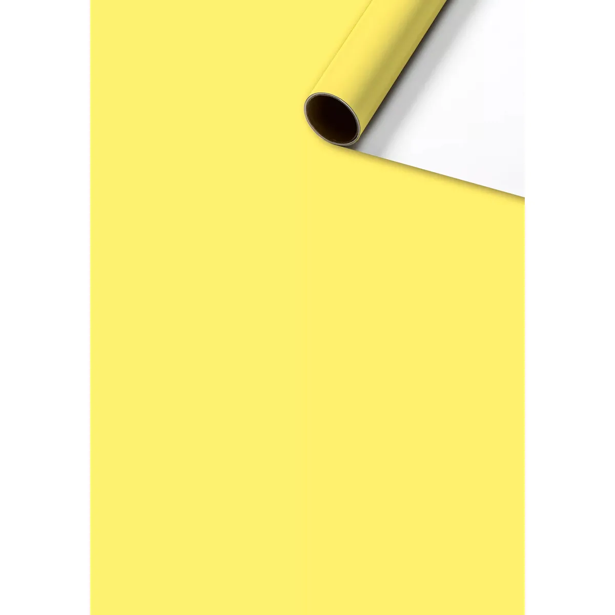 STEWO Geschenkpapier 70x200cm Uni Plain, gelb