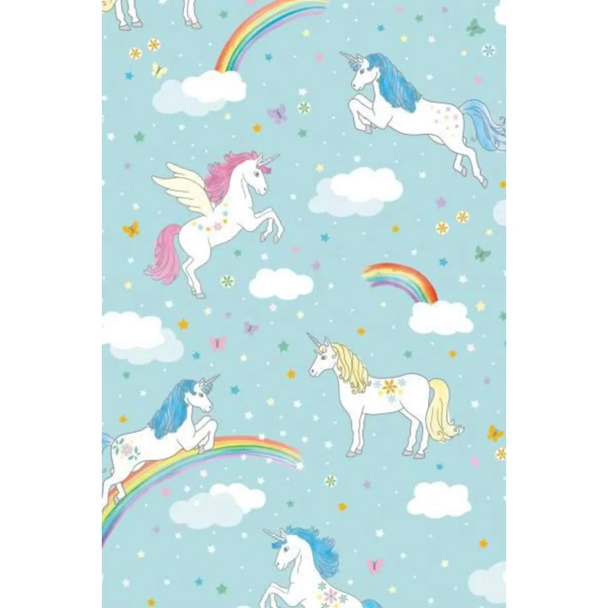STEWO Geschenkpapier Melody blau 70 x 200 cm
