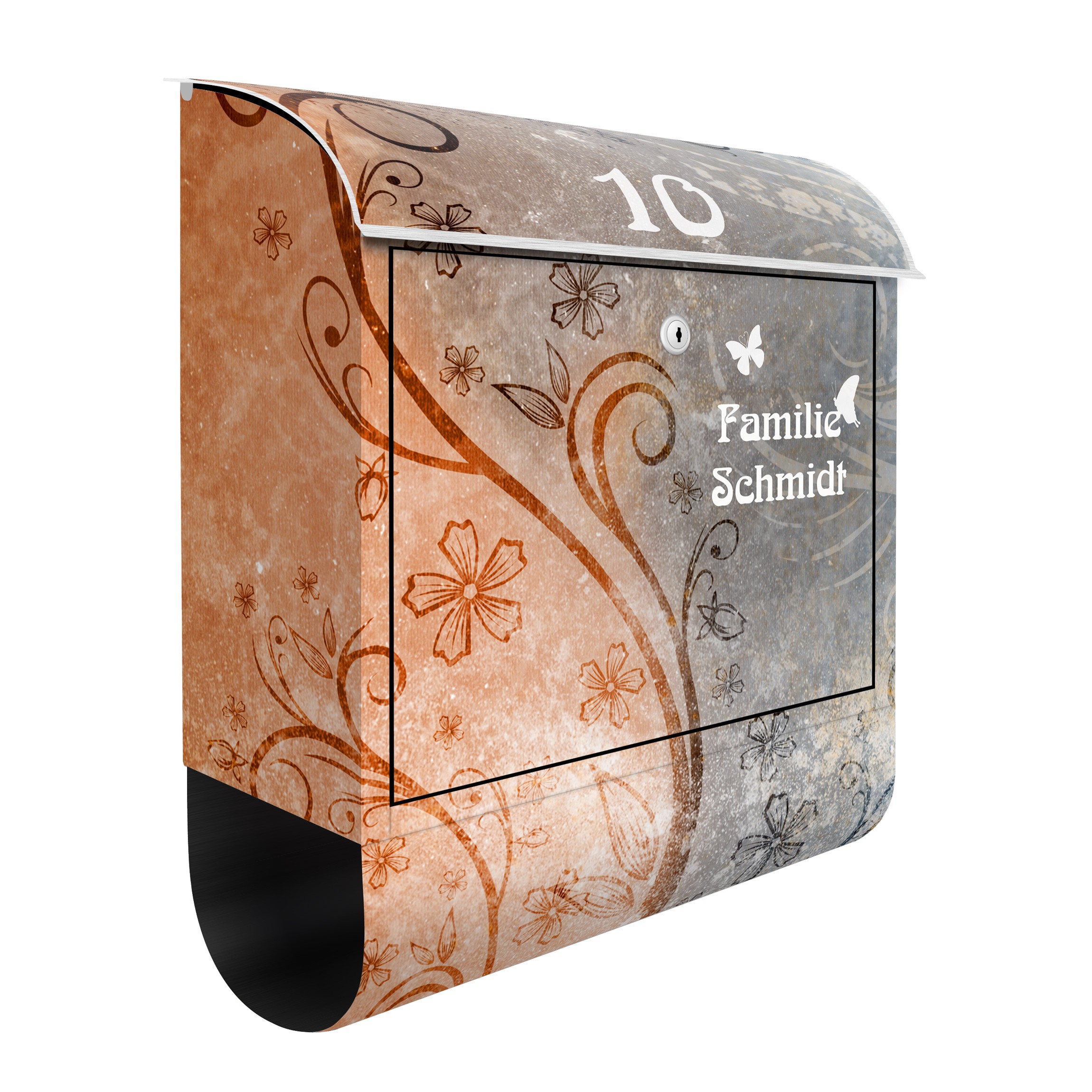 Briefkasten mit eigenem Text Dignity