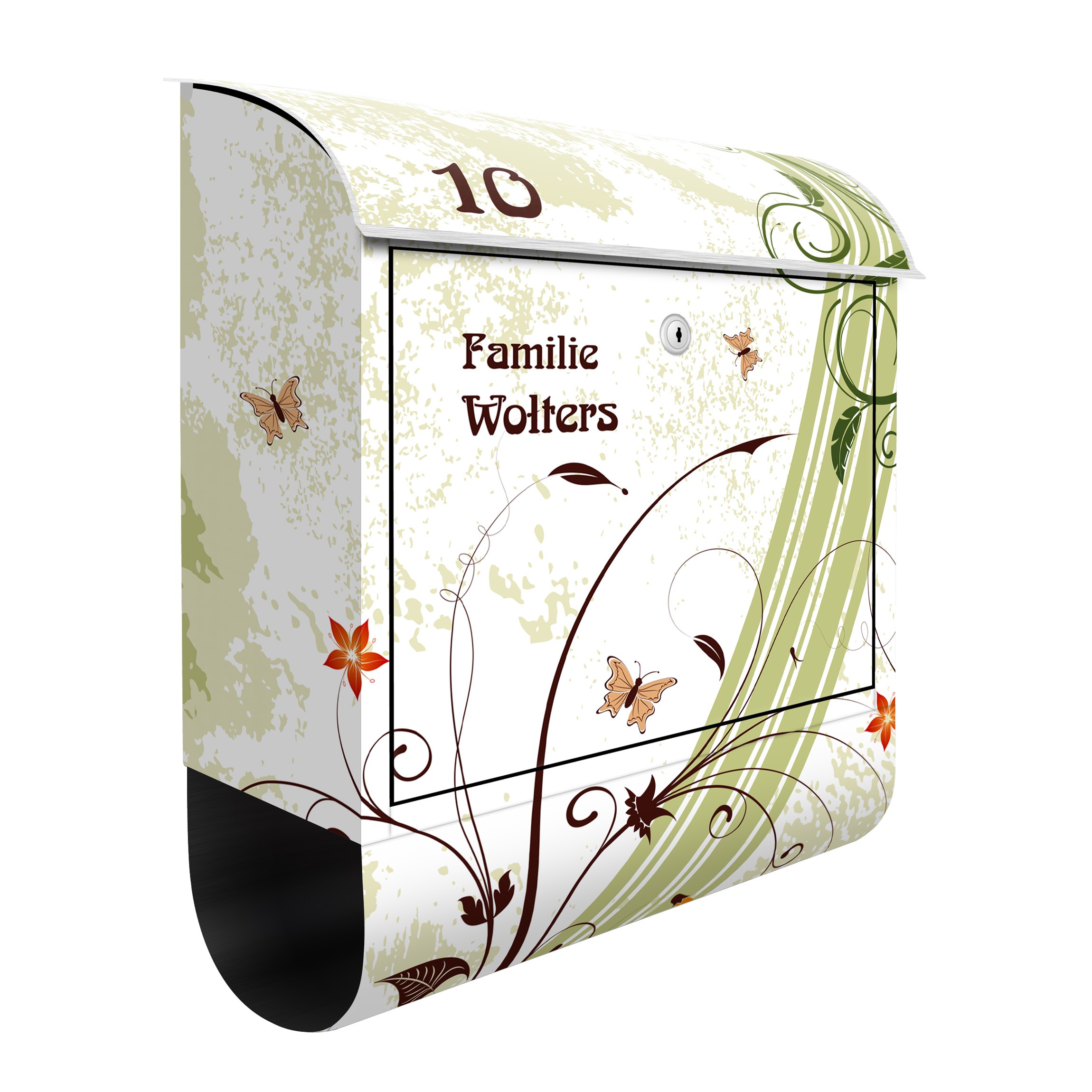 Briefkasten mit eigenem Text Frühlingszeit