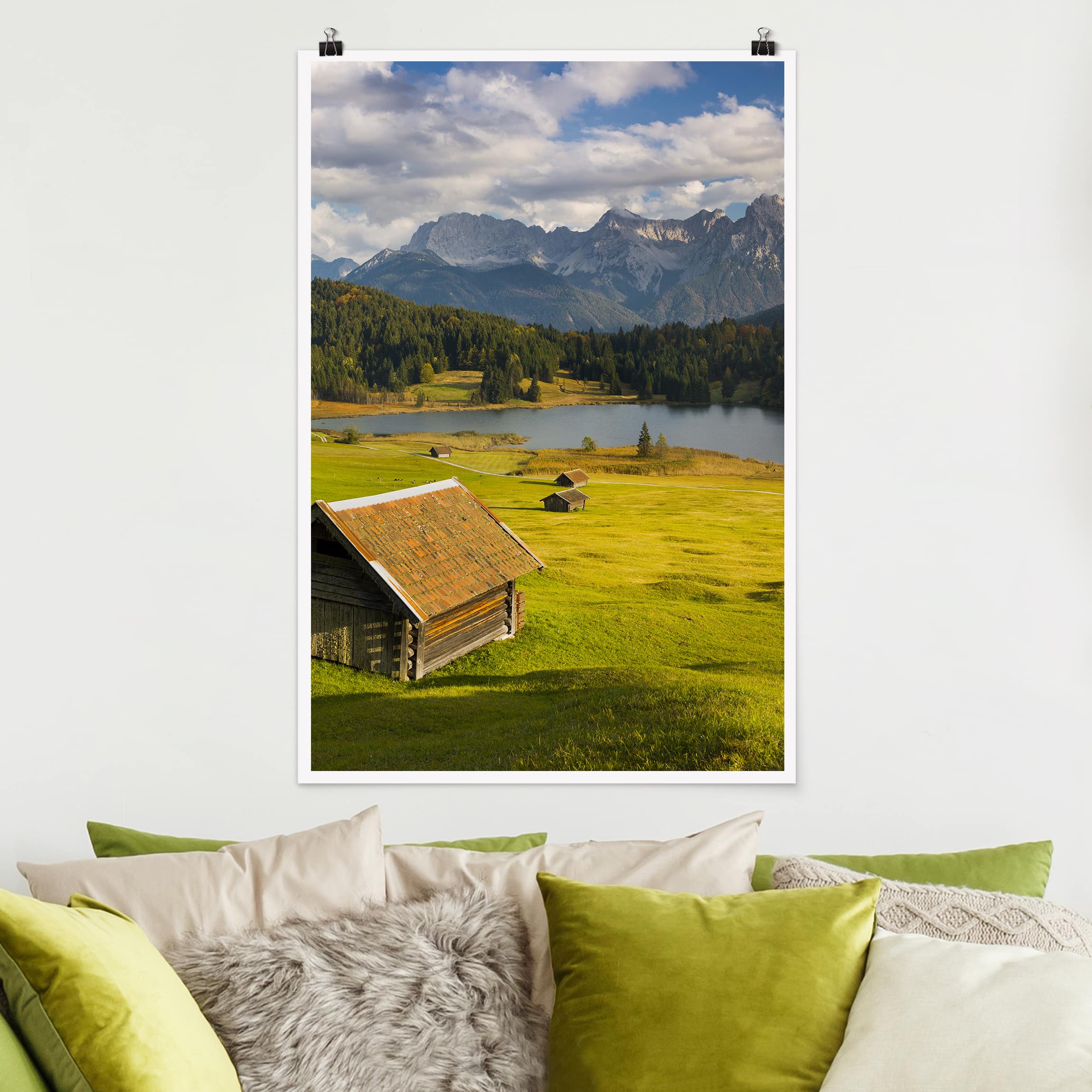 Poster - Hochformat Geroldsee Oberbayern