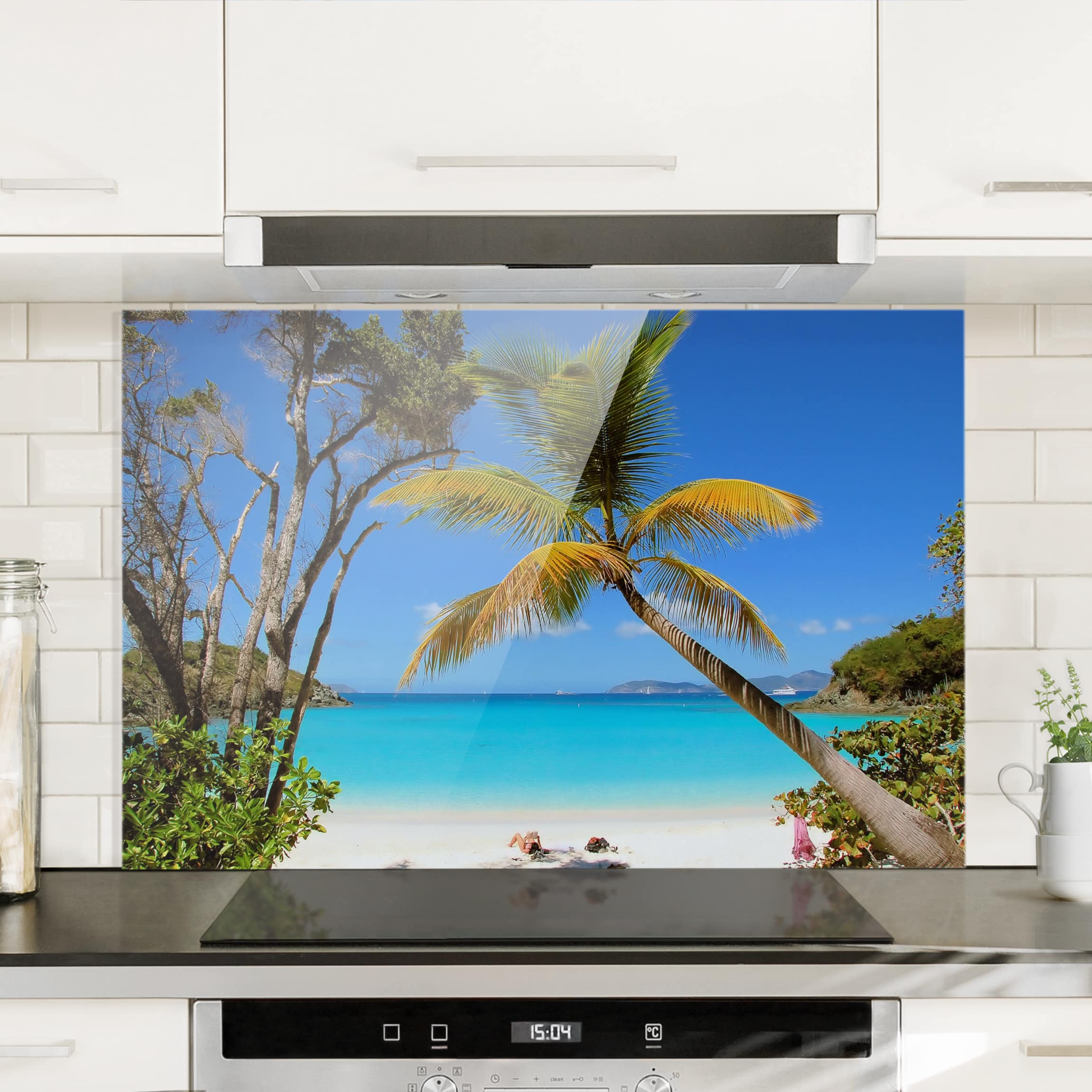 Glas Spritzschutz Les Seychelles