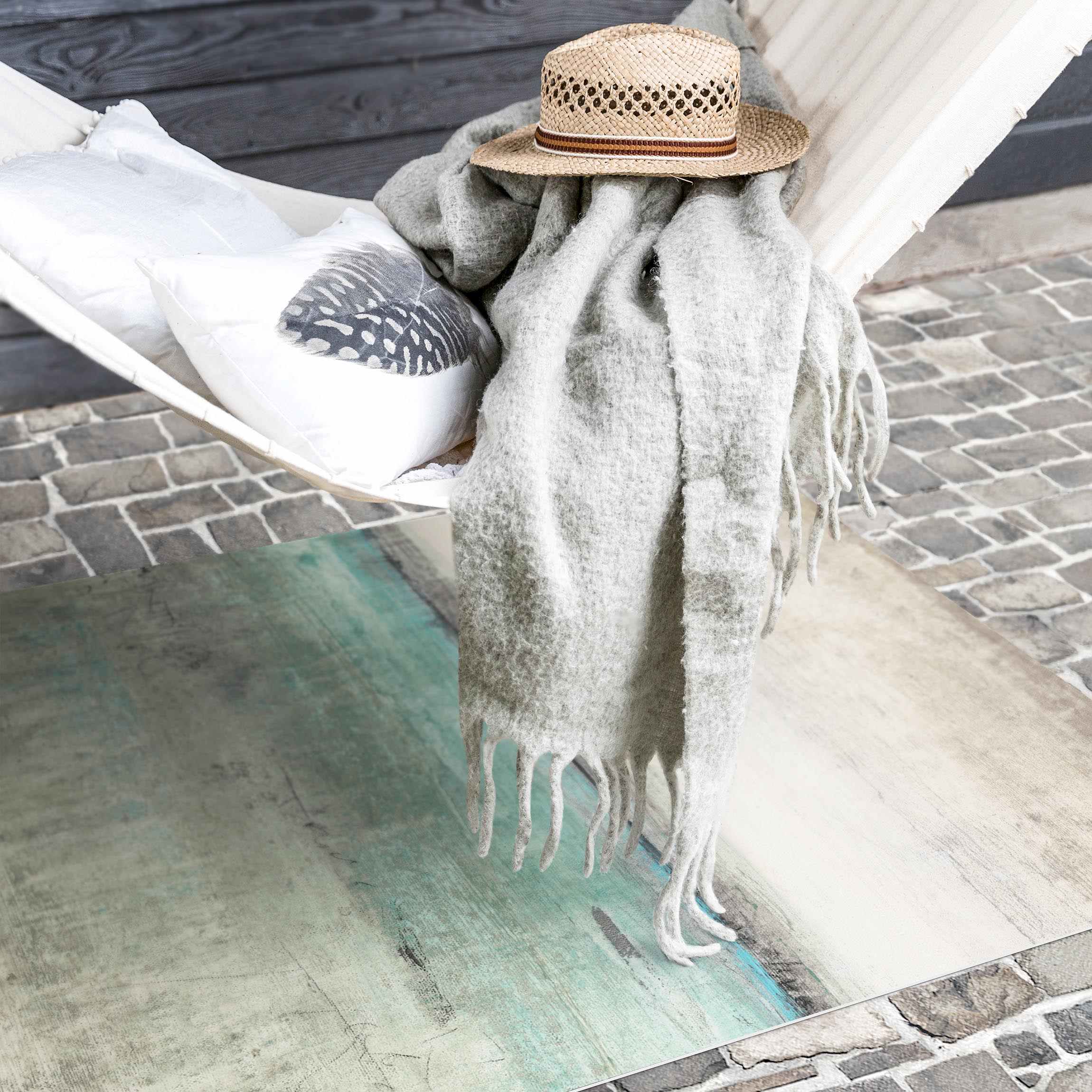 Vinylteppich Horizont über Türkis II