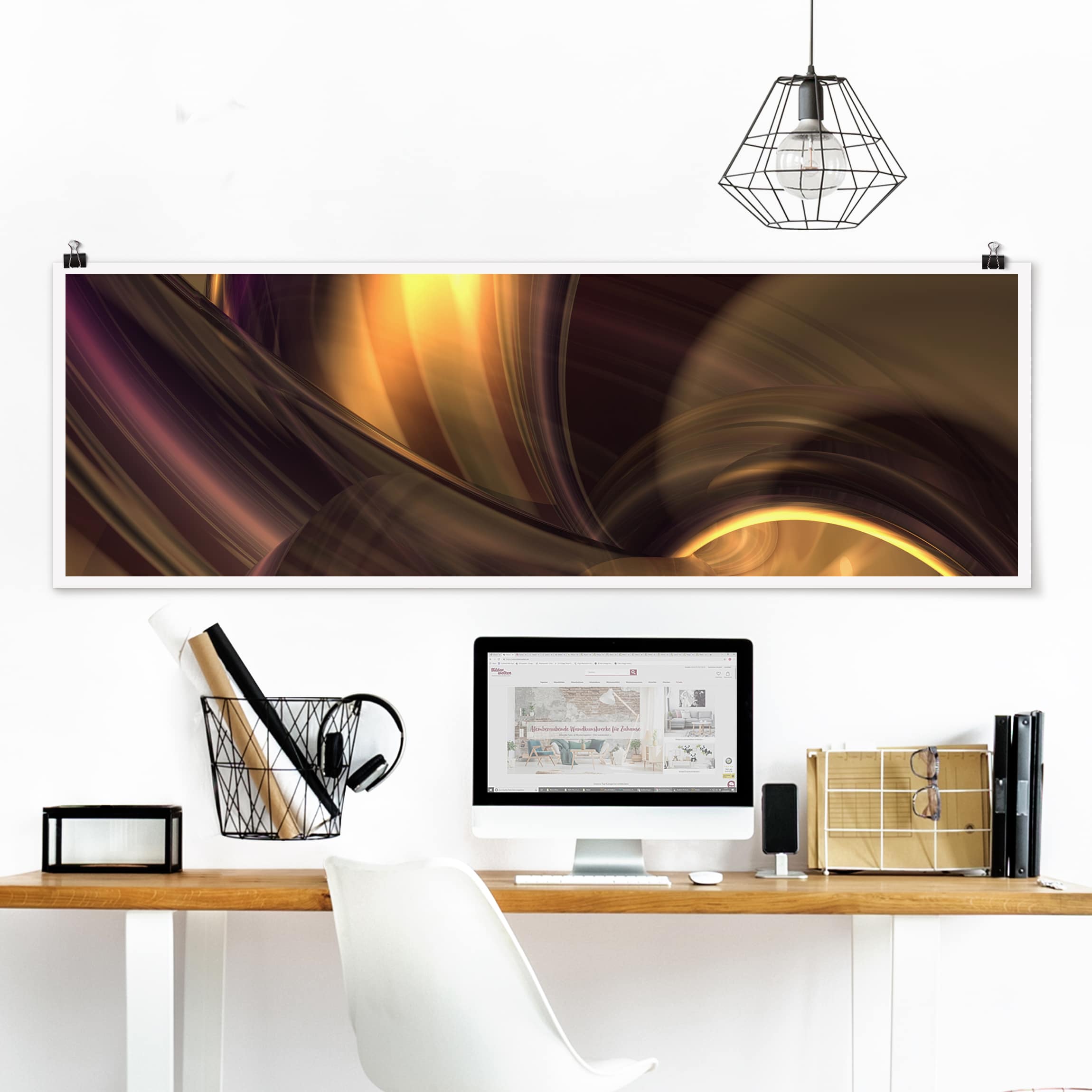 Panorama Poster Enchanted Fire
