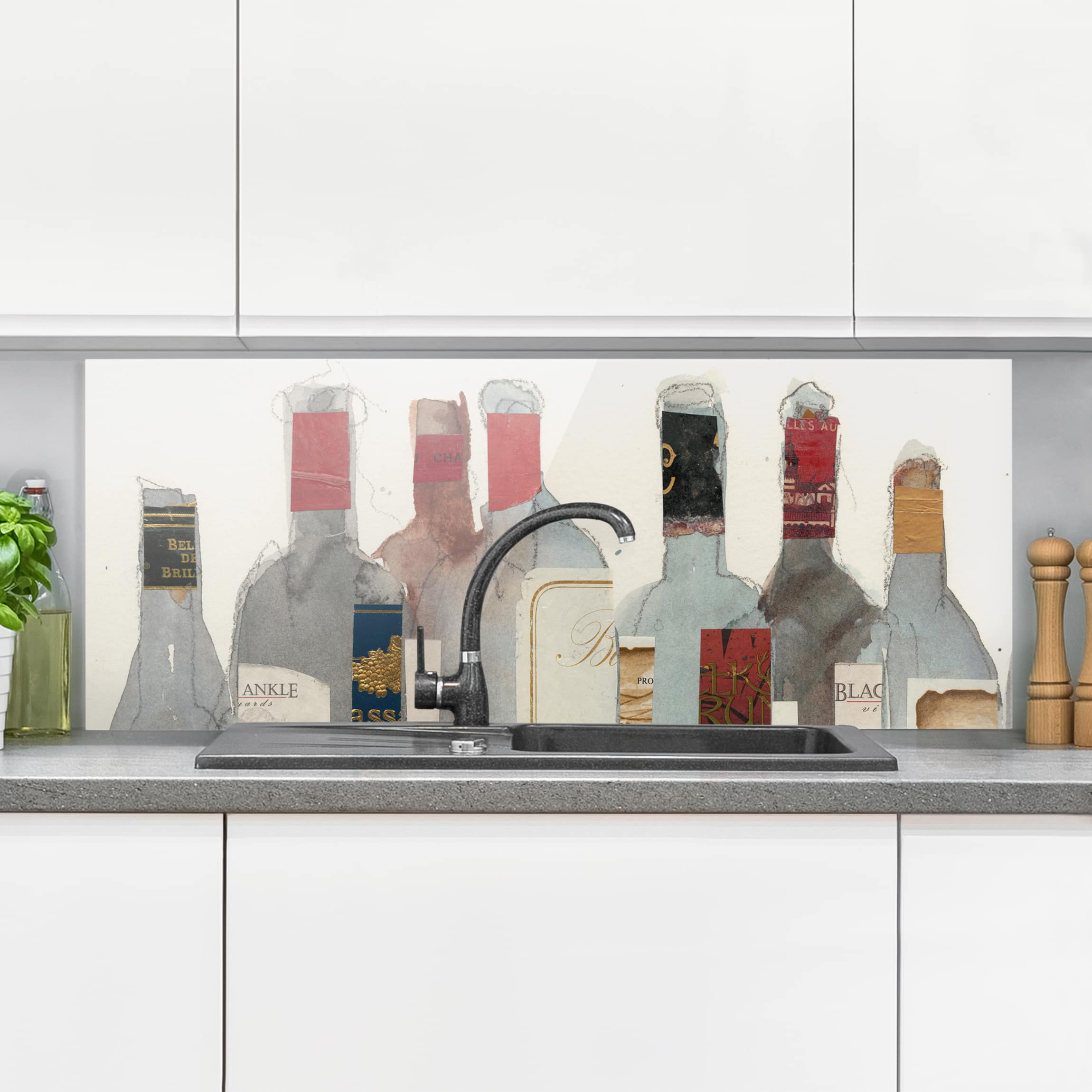 Glas Spritzschutz - Panorama Wein & Spirituosen I