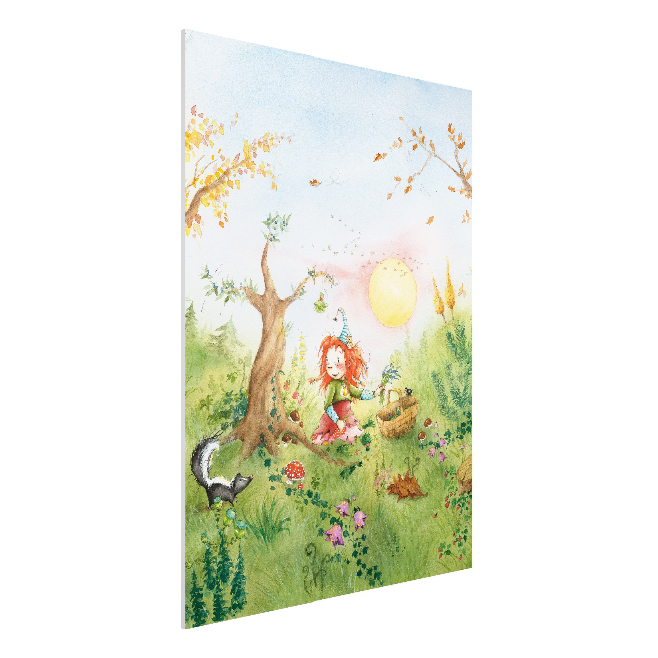 Forexbild - Hochformat 3:4 Frida sammelt Kräuter