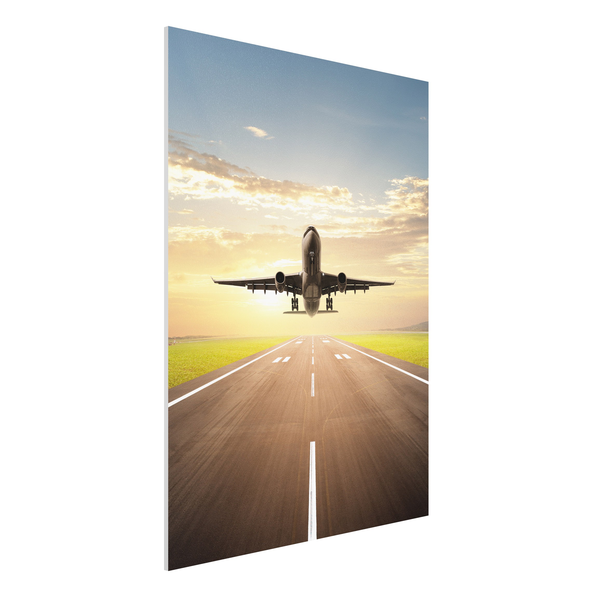 Forexbild - Hochformat 3:4 Startendes Flugzeug