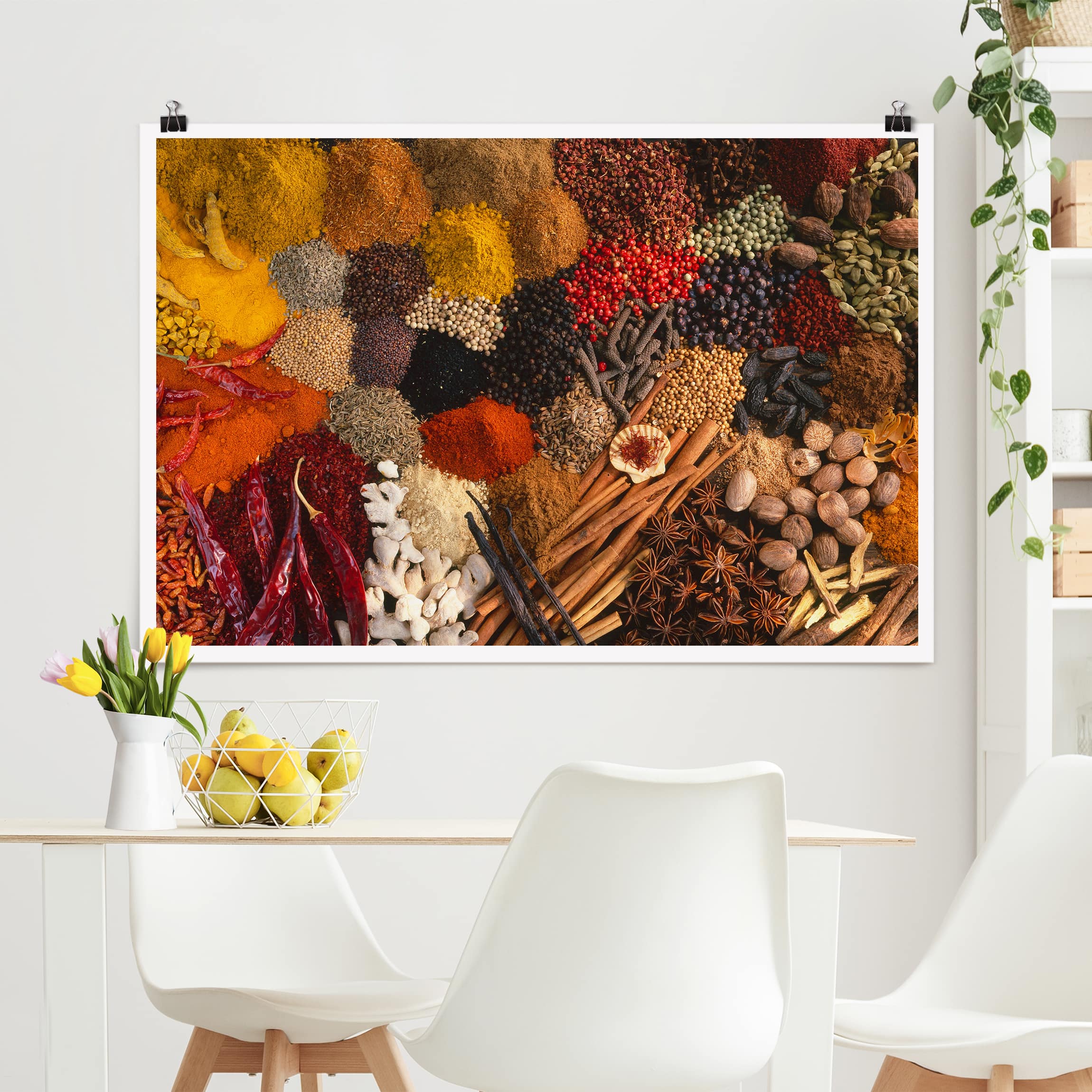 Poster - Querformat Exotische Gewürze