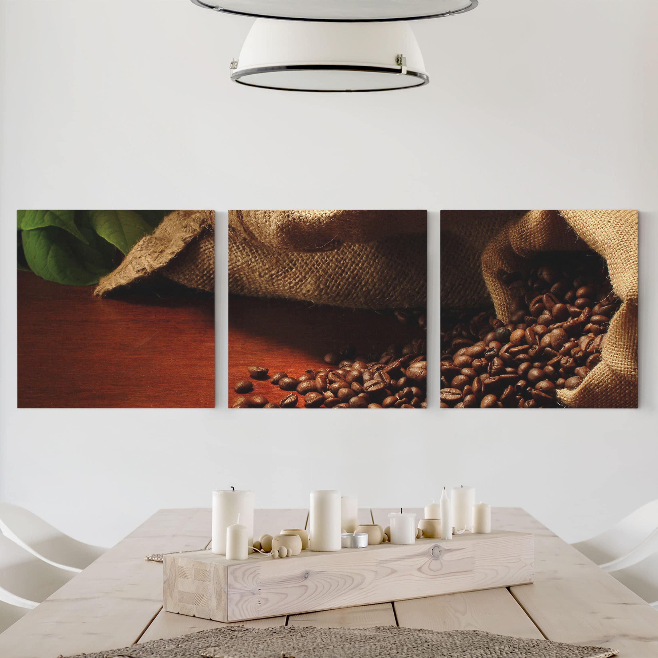 3-teiliges Leinwandbild Küche Dulcet Coffee