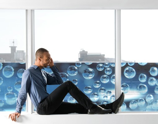 Fensterfolie Dark Bubbles