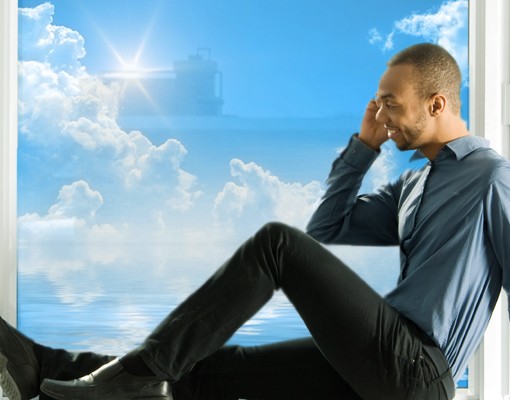 Fensterfolie Above Sea Level