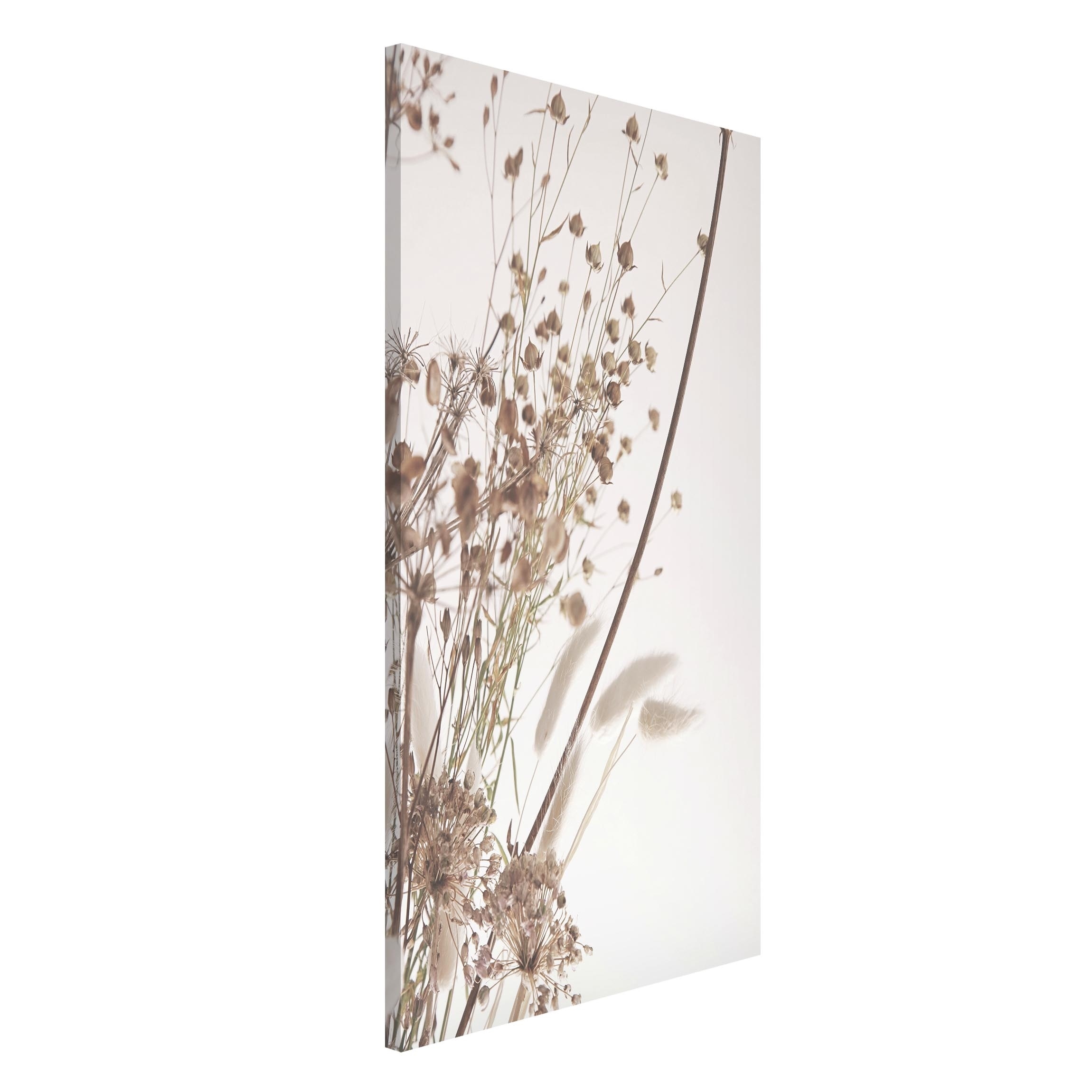 Magnettafel Bouquet aus Ziergras und Blüten