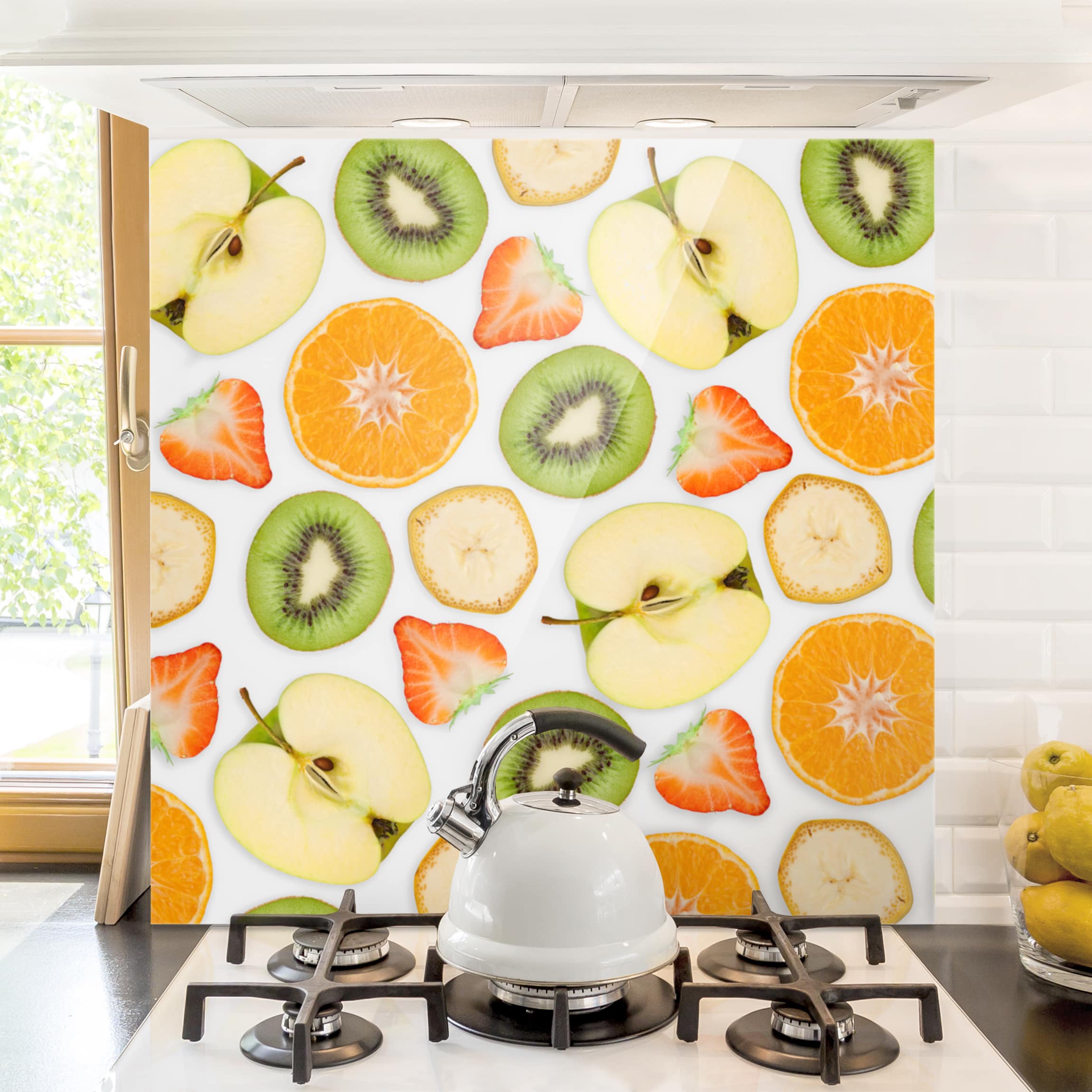 Spritzschutz Bunter Obst Mix