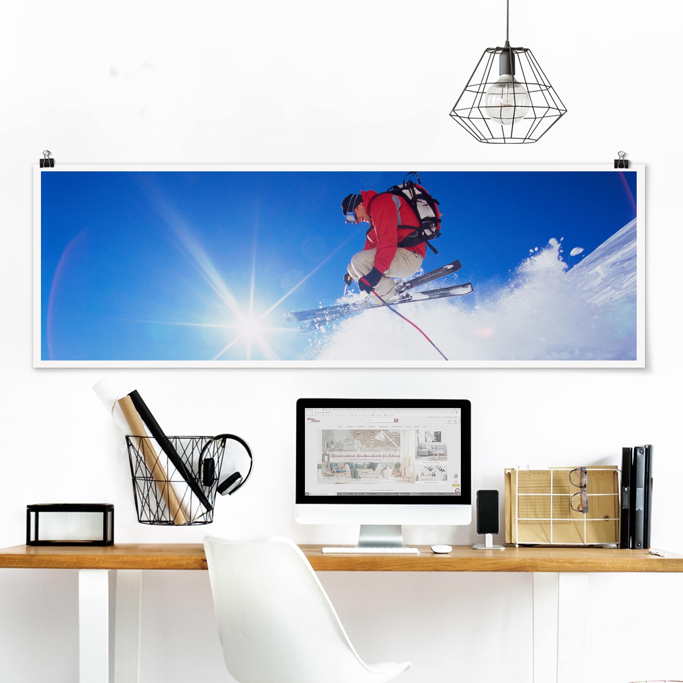 Panorama Poster Sport Skisprung