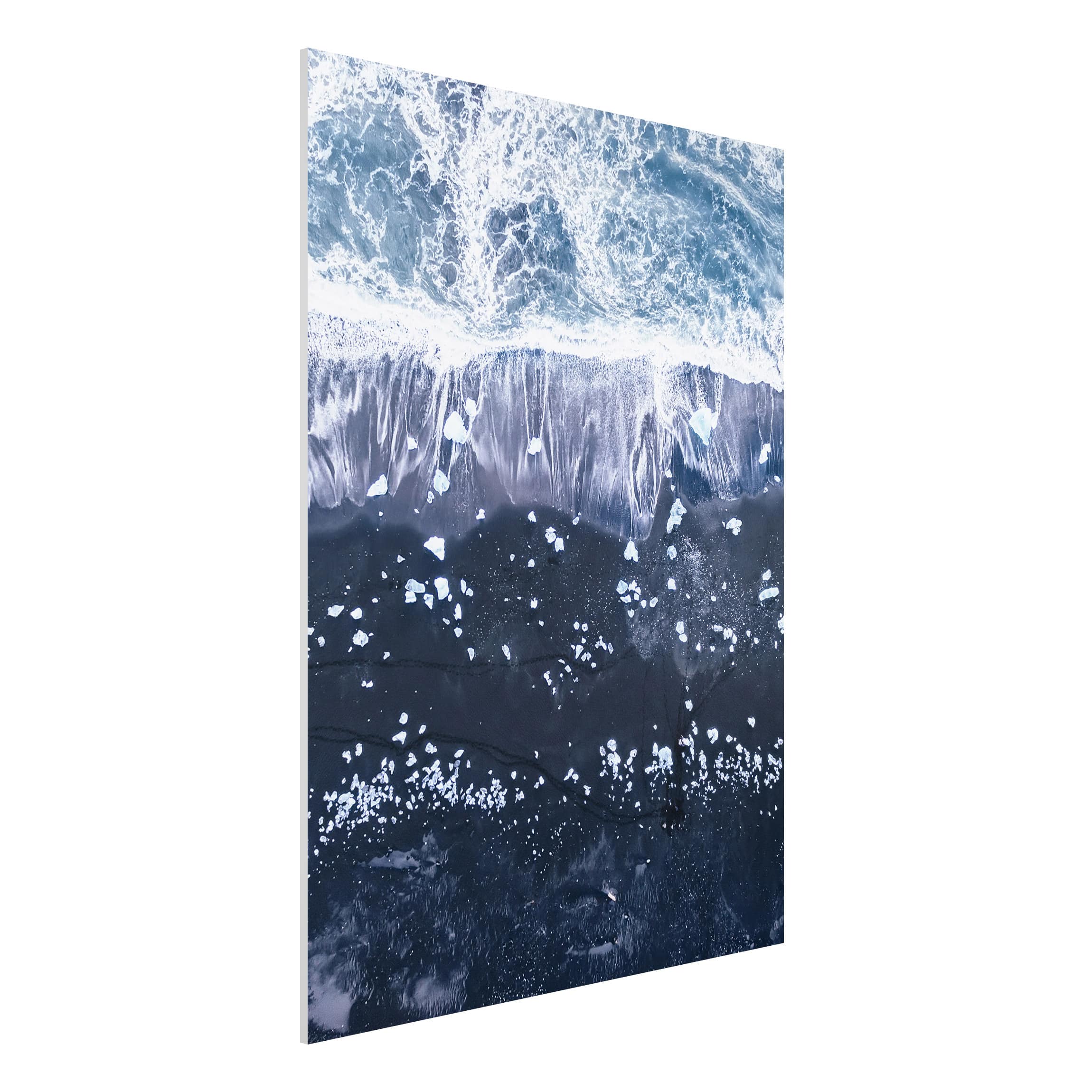 Forexbild - Hochformat Luftbild - Jökulsárlón in Island