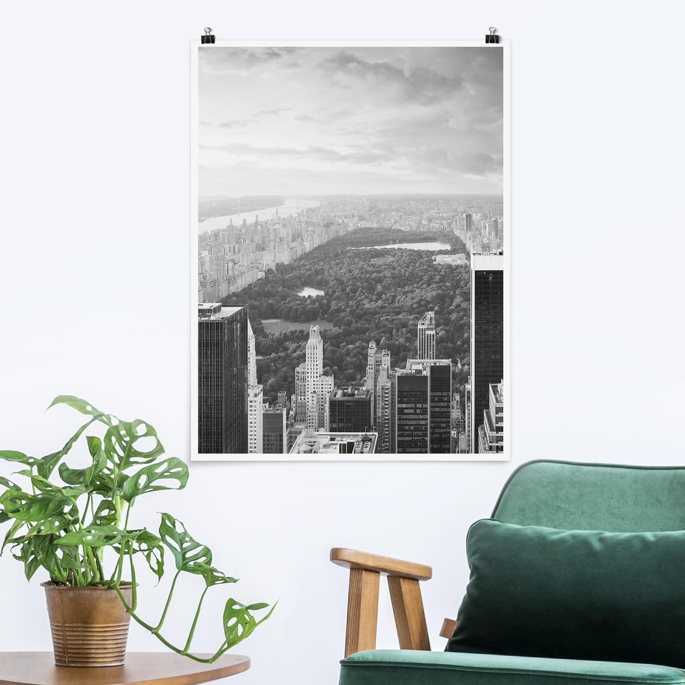 Poster - Hochformat Blick über den Central Park II