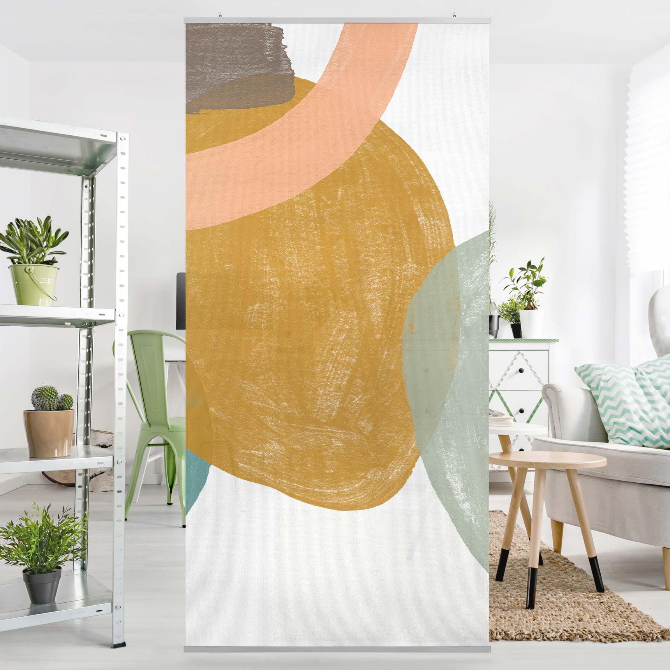 Raumteiler Pailletten im Detail I