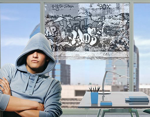 Fensterfolie Graffiti Art