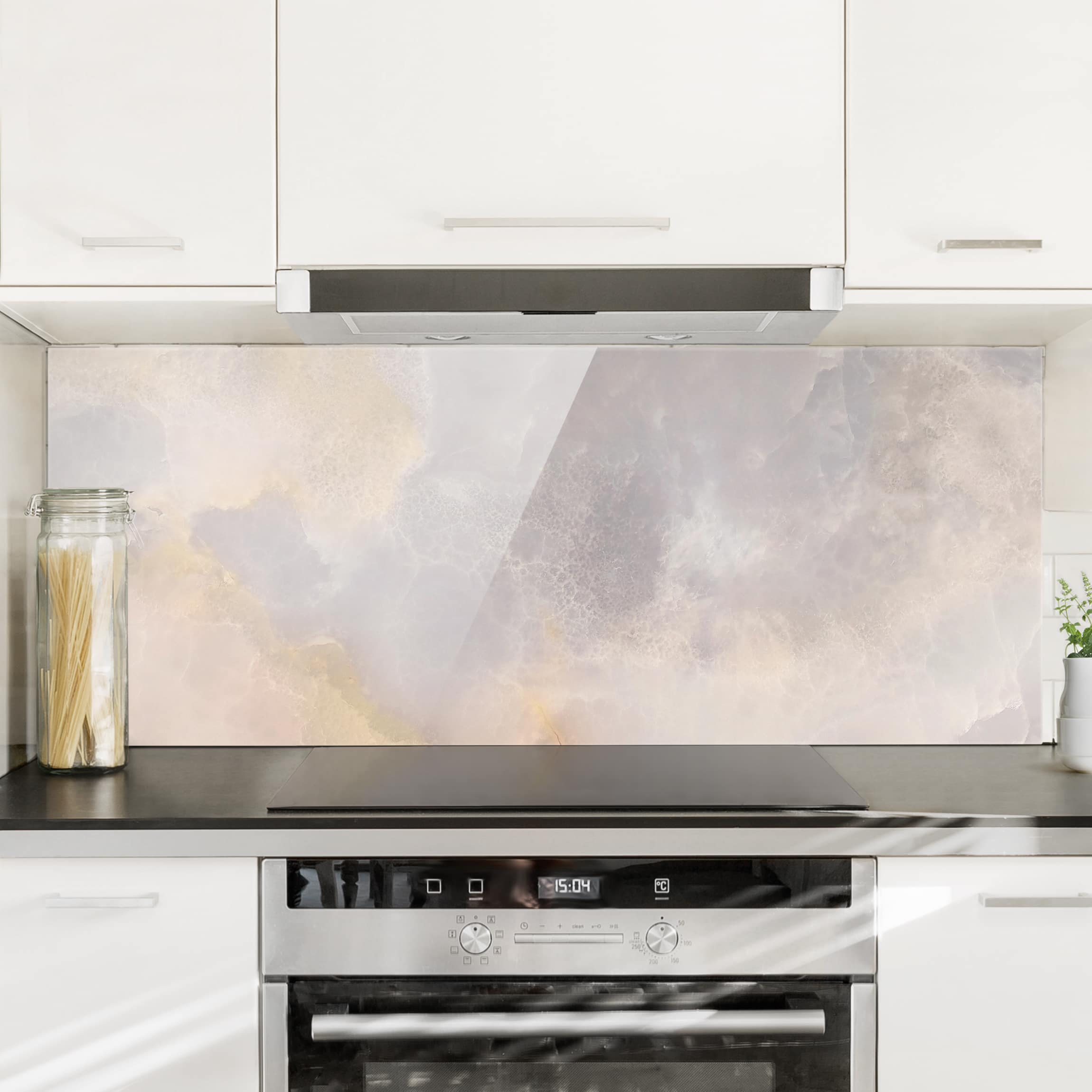 Glas Spritzschutz Onyx Marmor