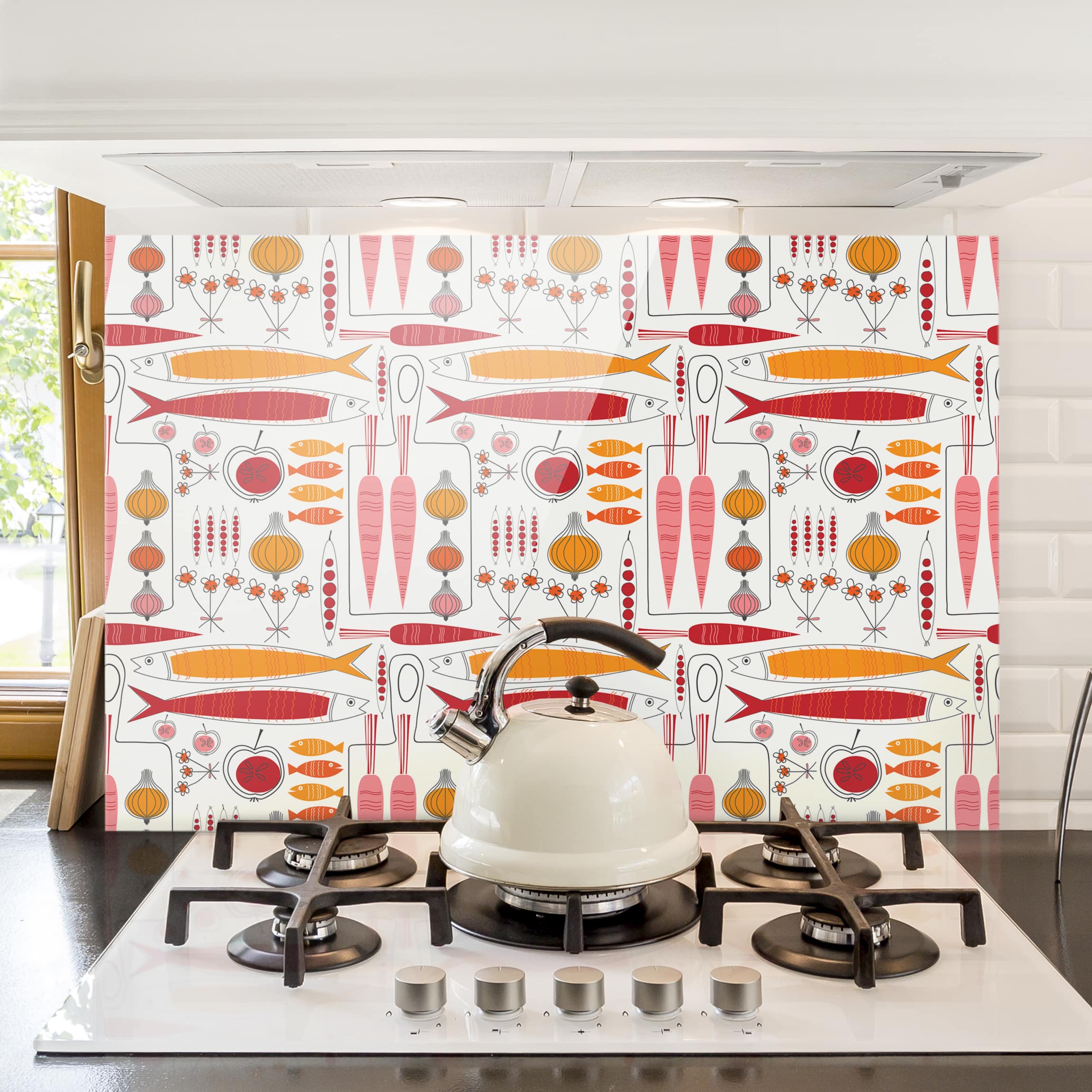 Glas Spritzschutz - Querformat 3:2 Fisherman Friends Rot