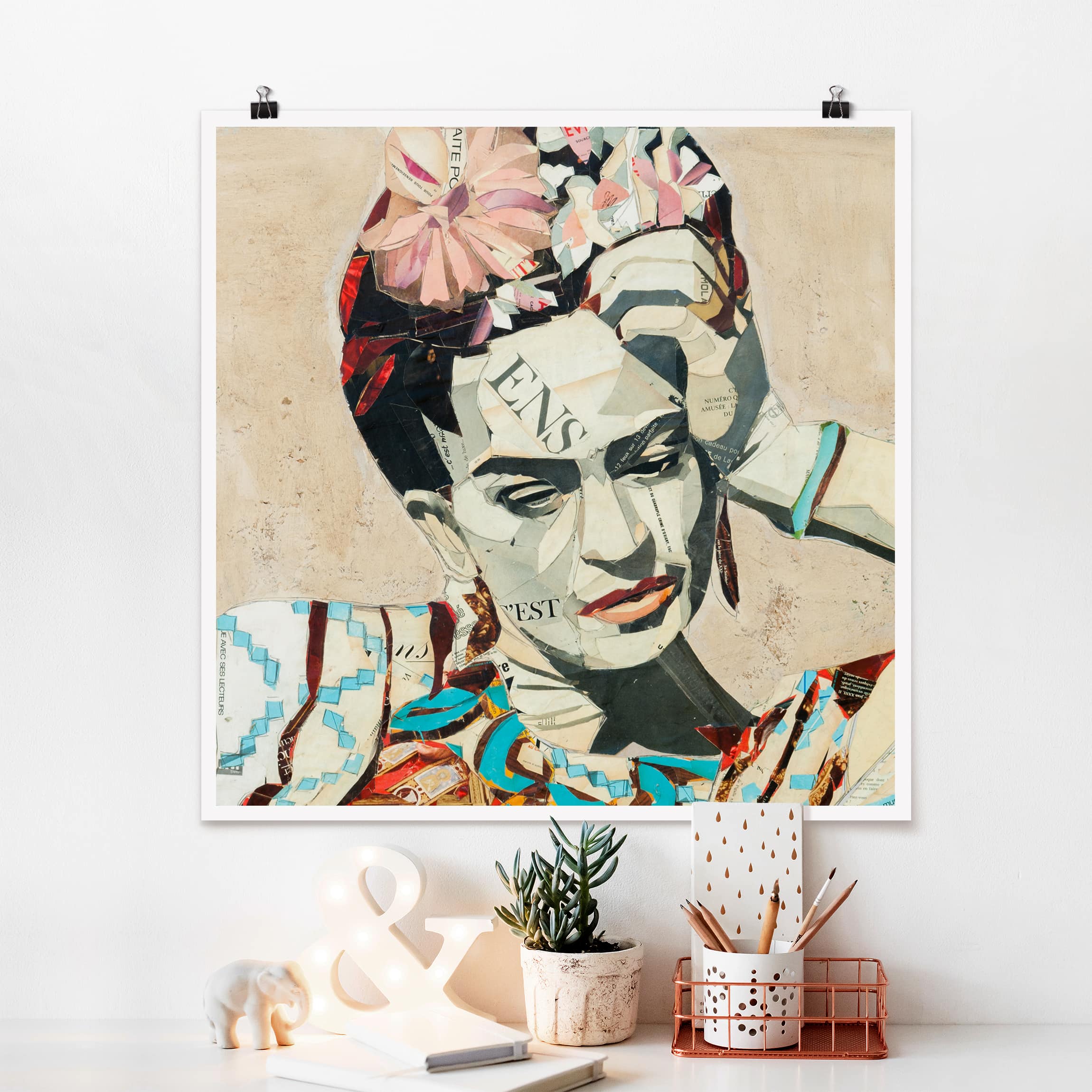 Poster Frida Kahlo - Collage No.1