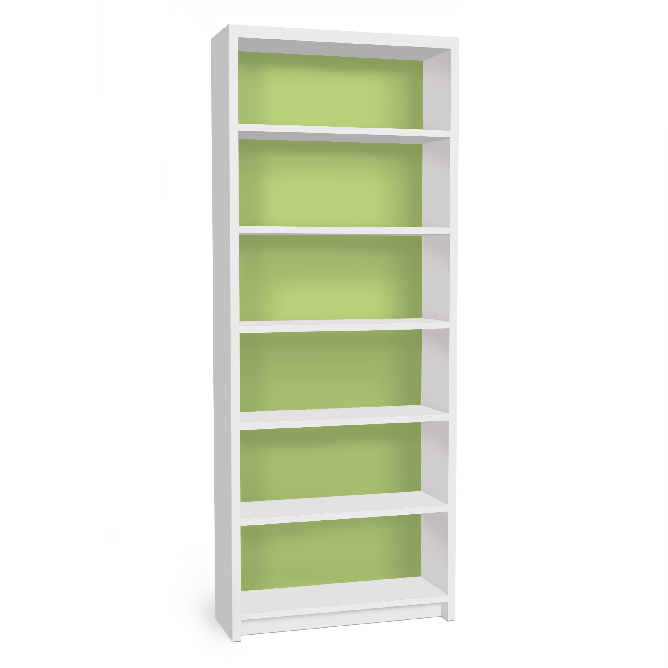 Möbelfolie für IKEA Billy Regal Colour Spring Green